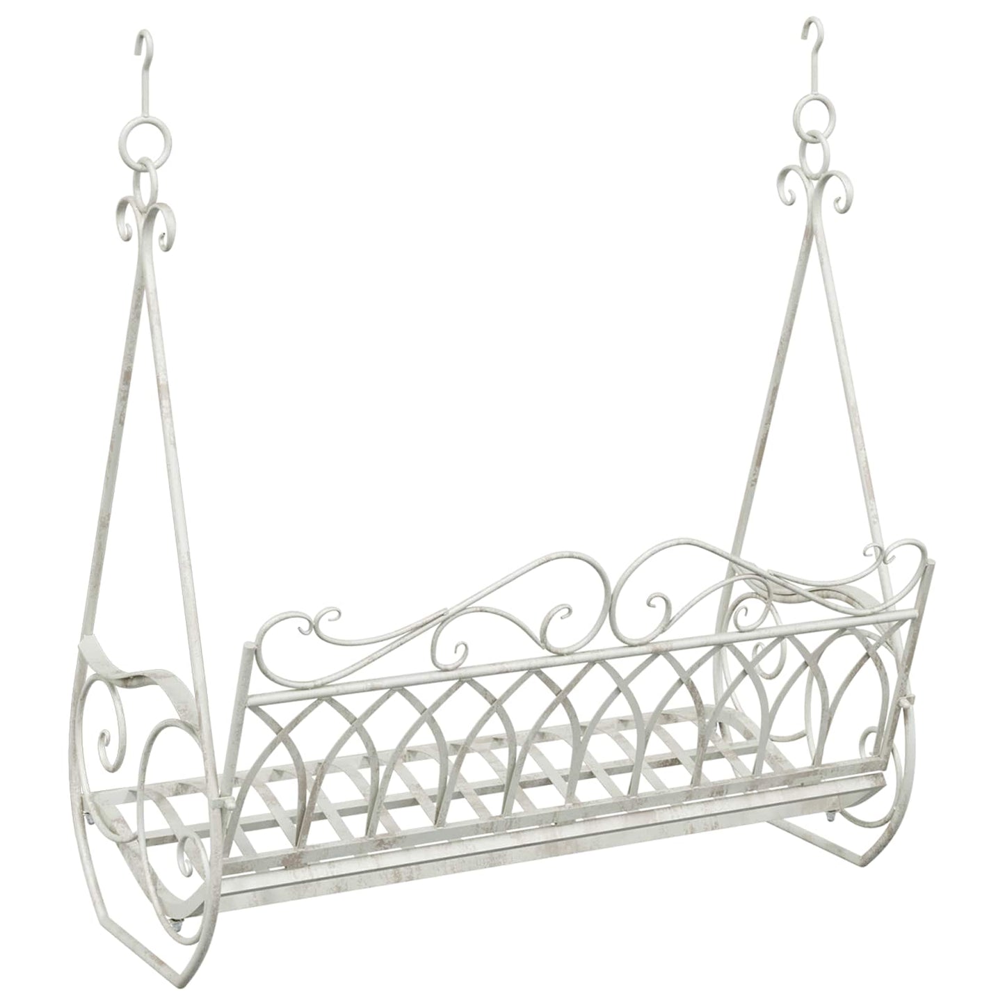 Hinta Pad Acél 112 x 60 x 126,5 cm Antik fehér