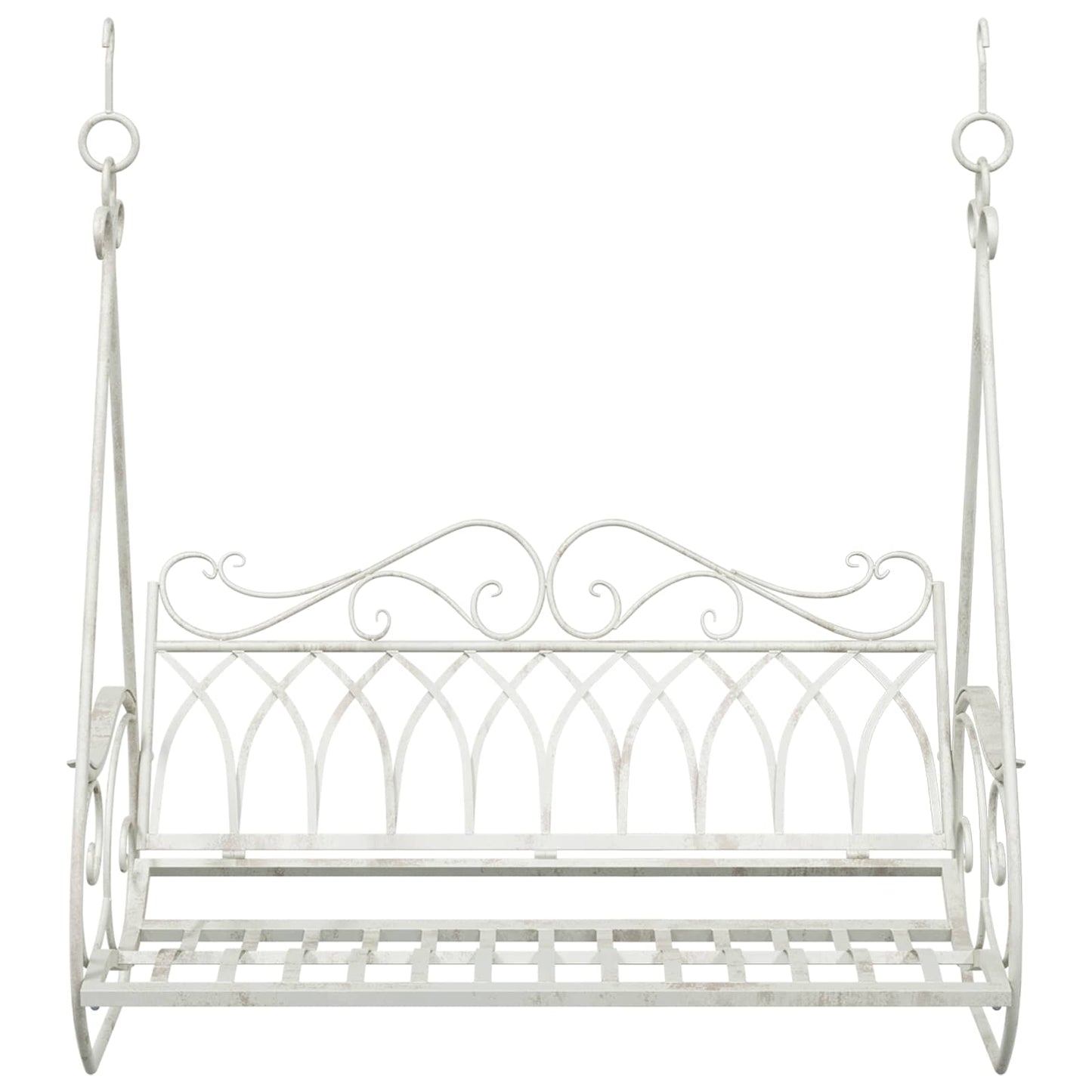 Hinta Pad Acél 112 x 60 x 126,5 cm Antik fehér