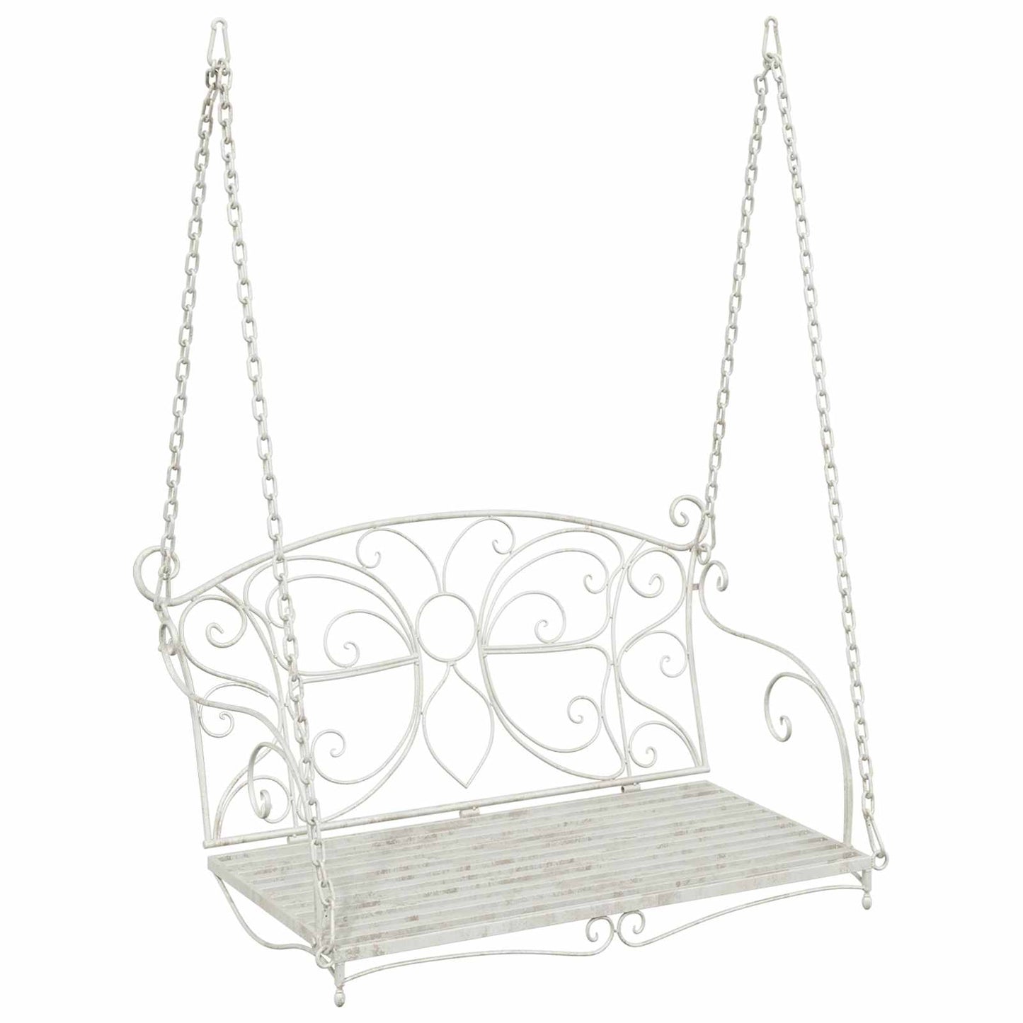 Hinta Pad Acél 105,5 x 61 x 56 cm Antik fehér