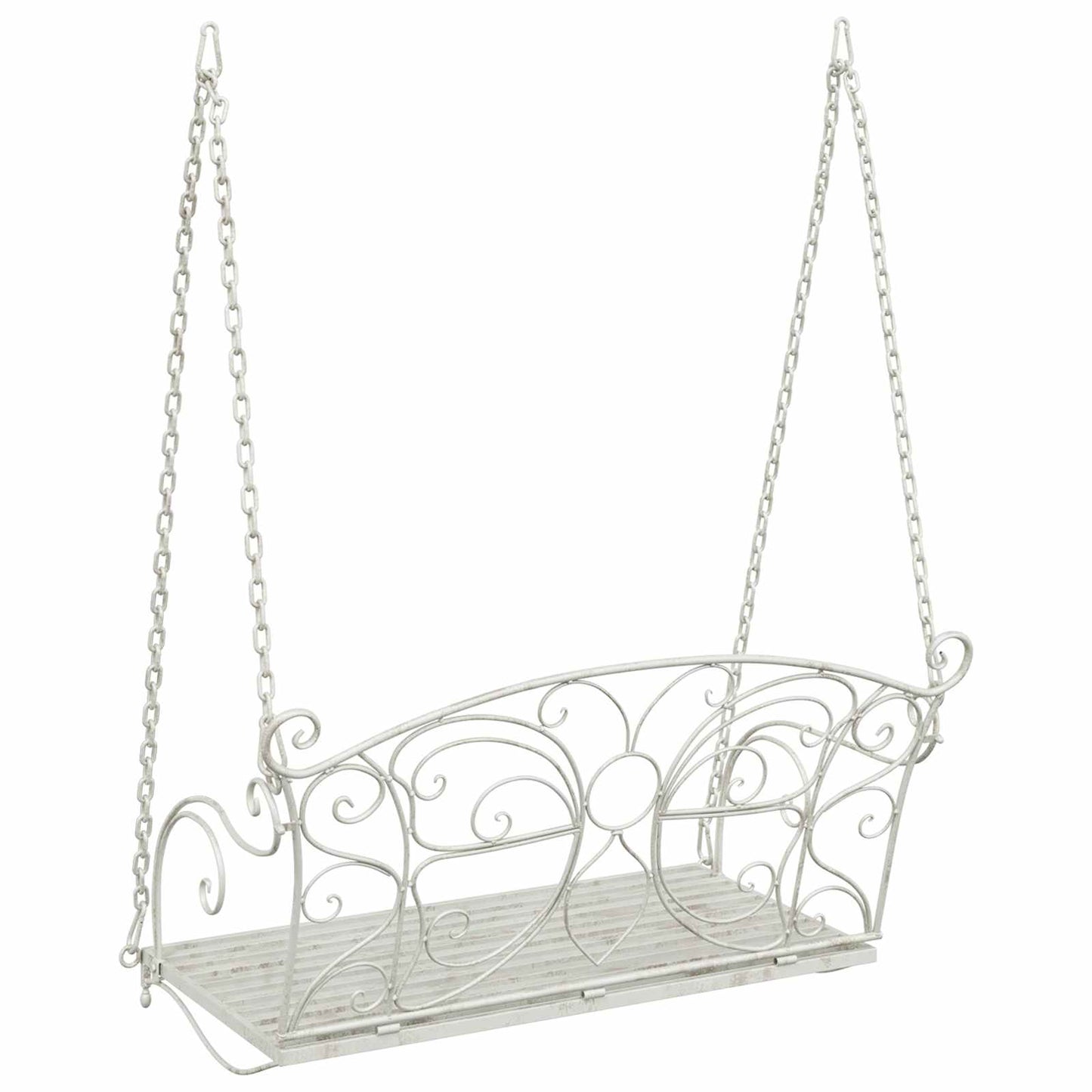 Hinta Pad Acél 105,5 x 61 x 56 cm Antik fehér