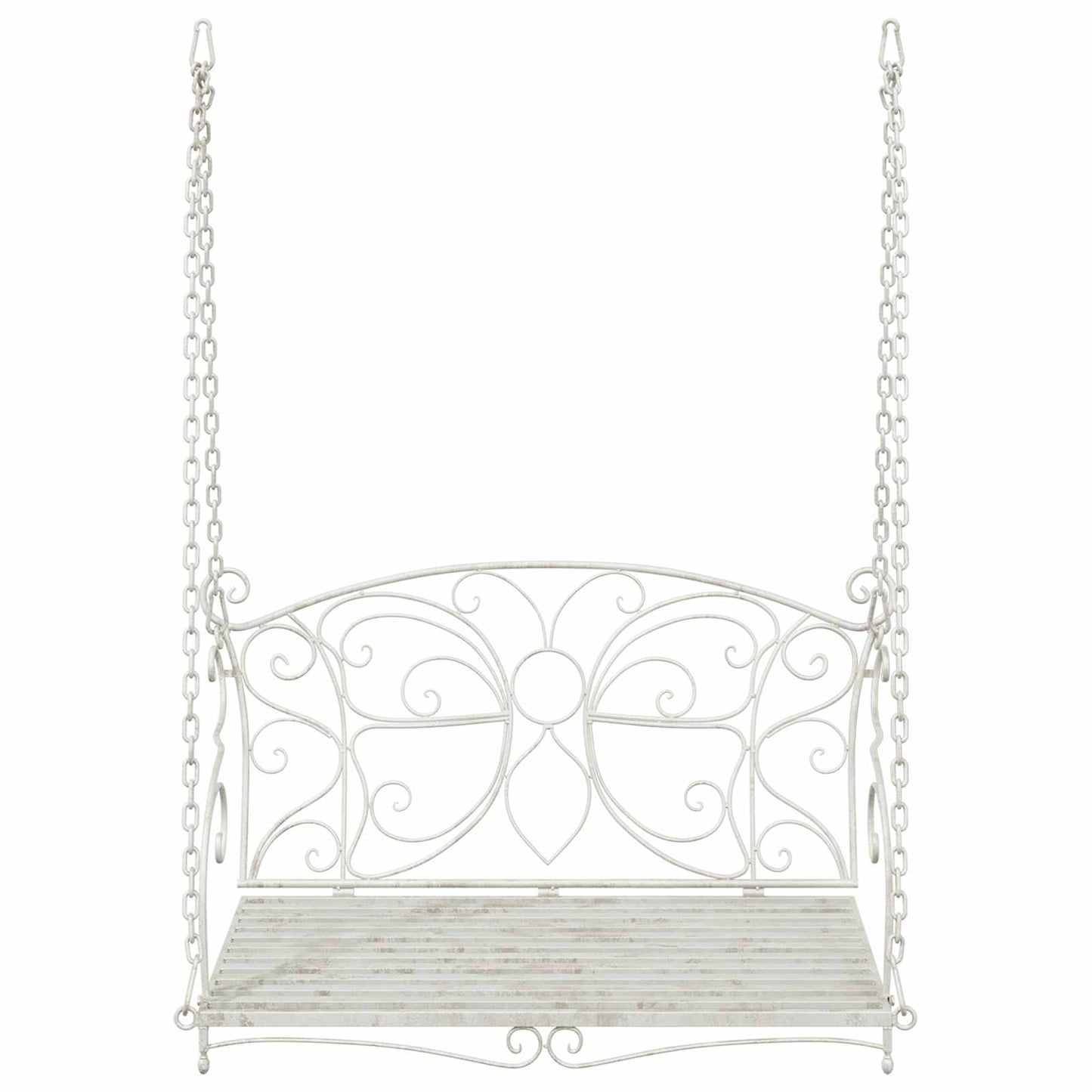 Hinta Pad Acél 105,5 x 61 x 56 cm Antik fehér
