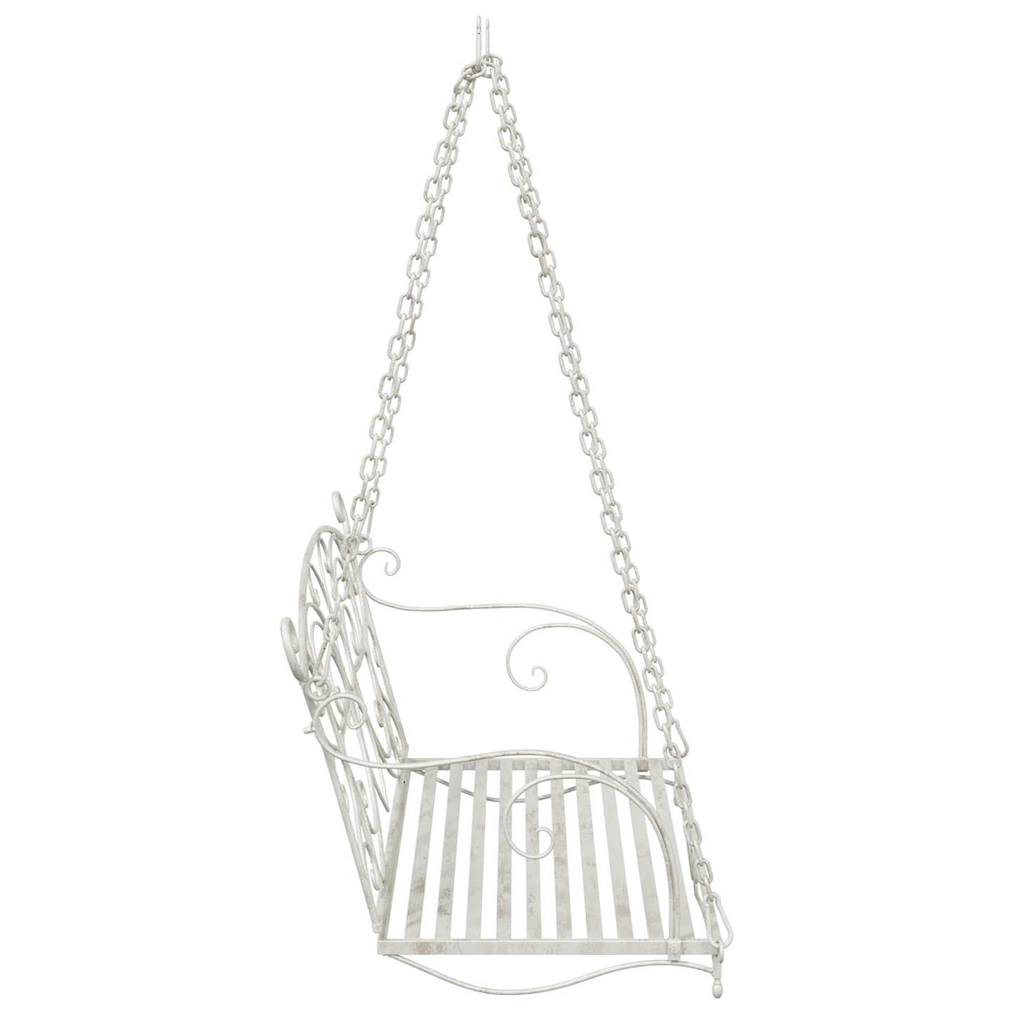 Hinta Pad Acél 105,5 x 61 x 56 cm Antik fehér