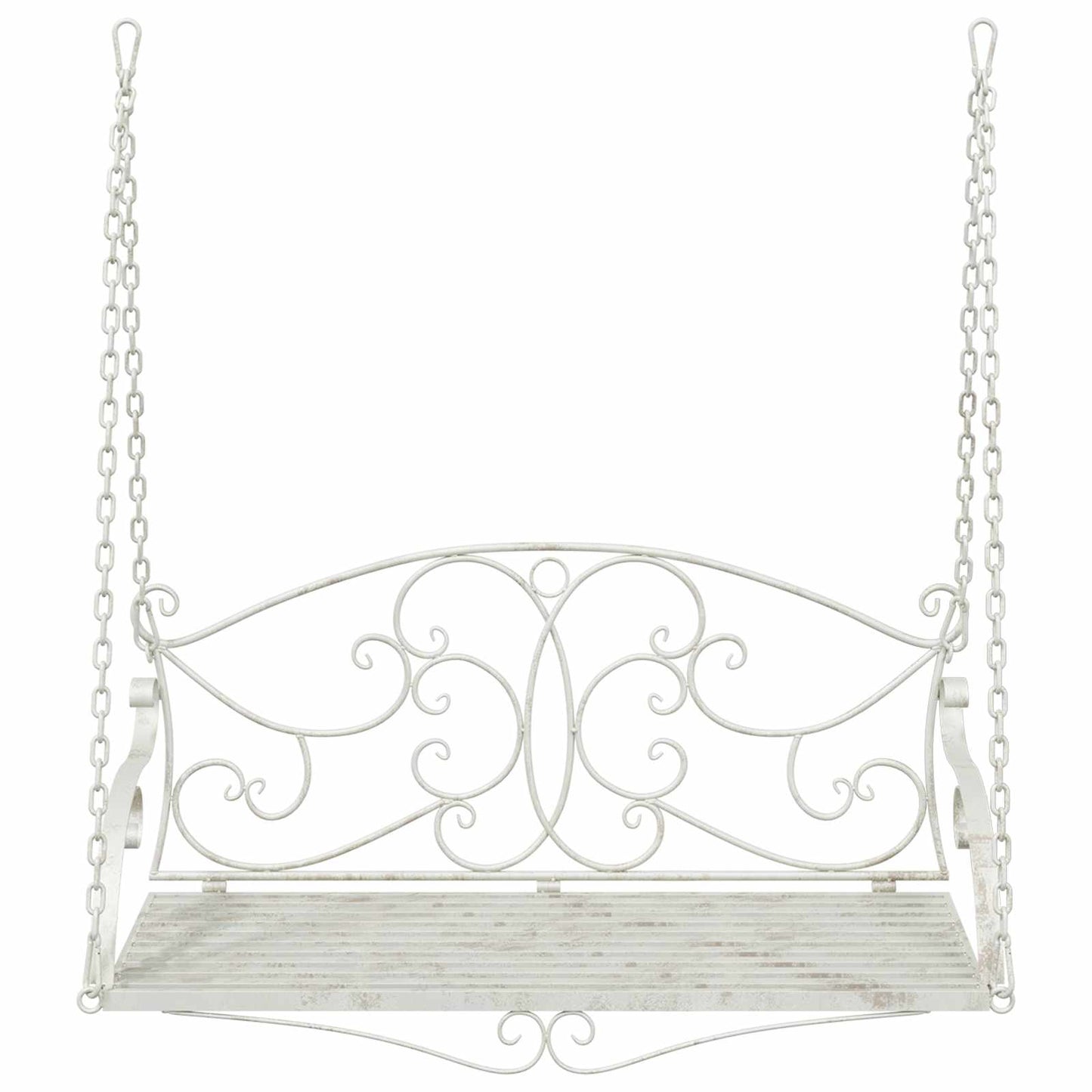 Hinta Pad Acél 110 x 52,5 x 47 cm Antik fehér