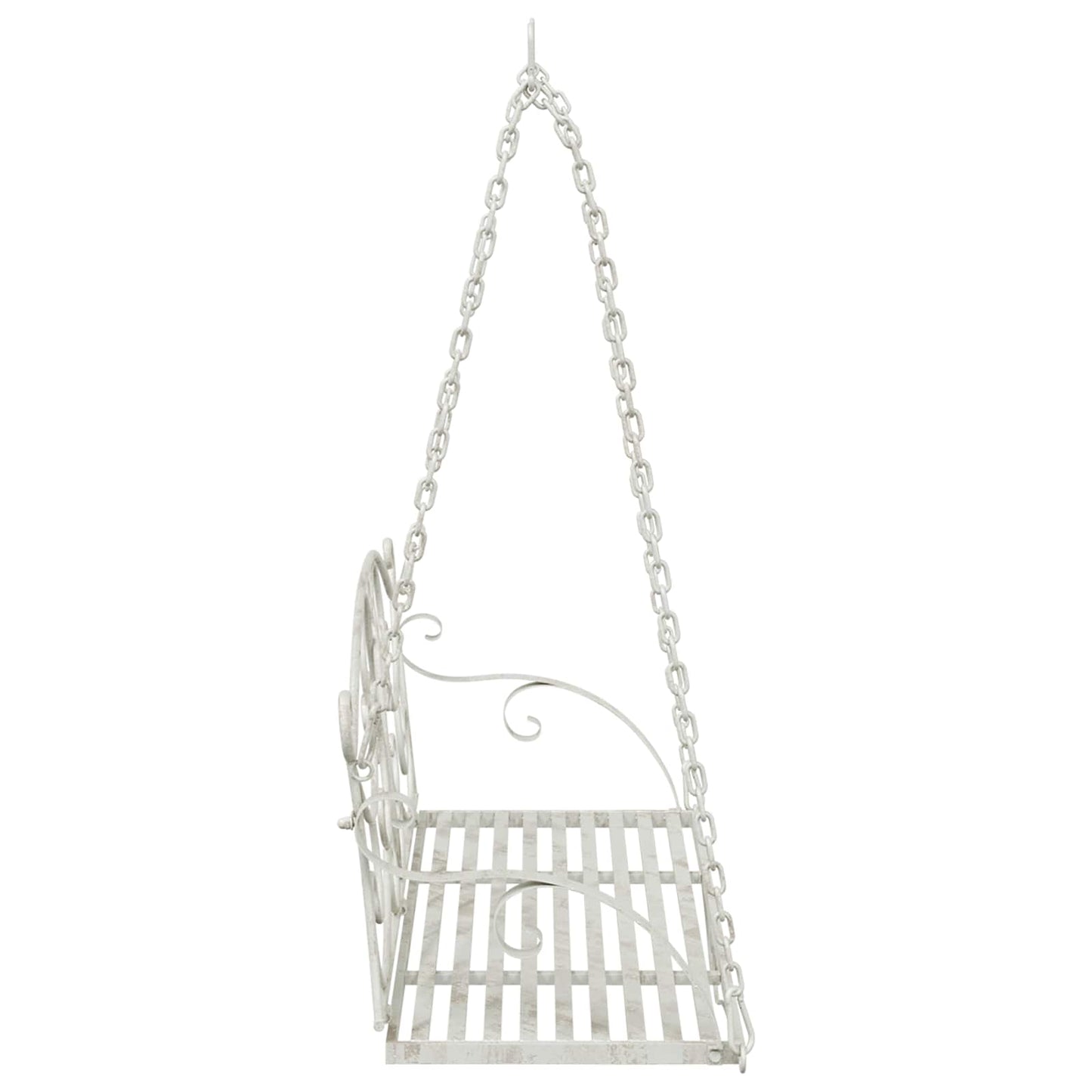 Hinta Pad Acél 110 x 52,5 x 47 cm Antik fehér