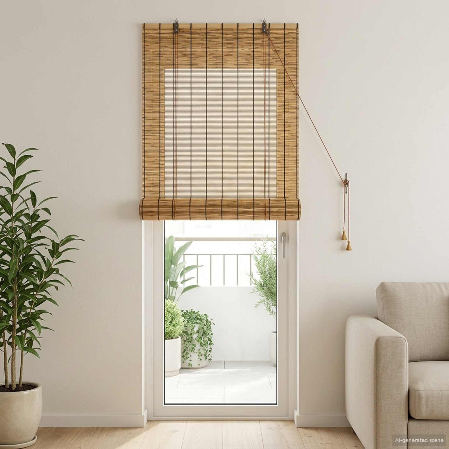 Roletta Barna 80 x 220 cm Nád