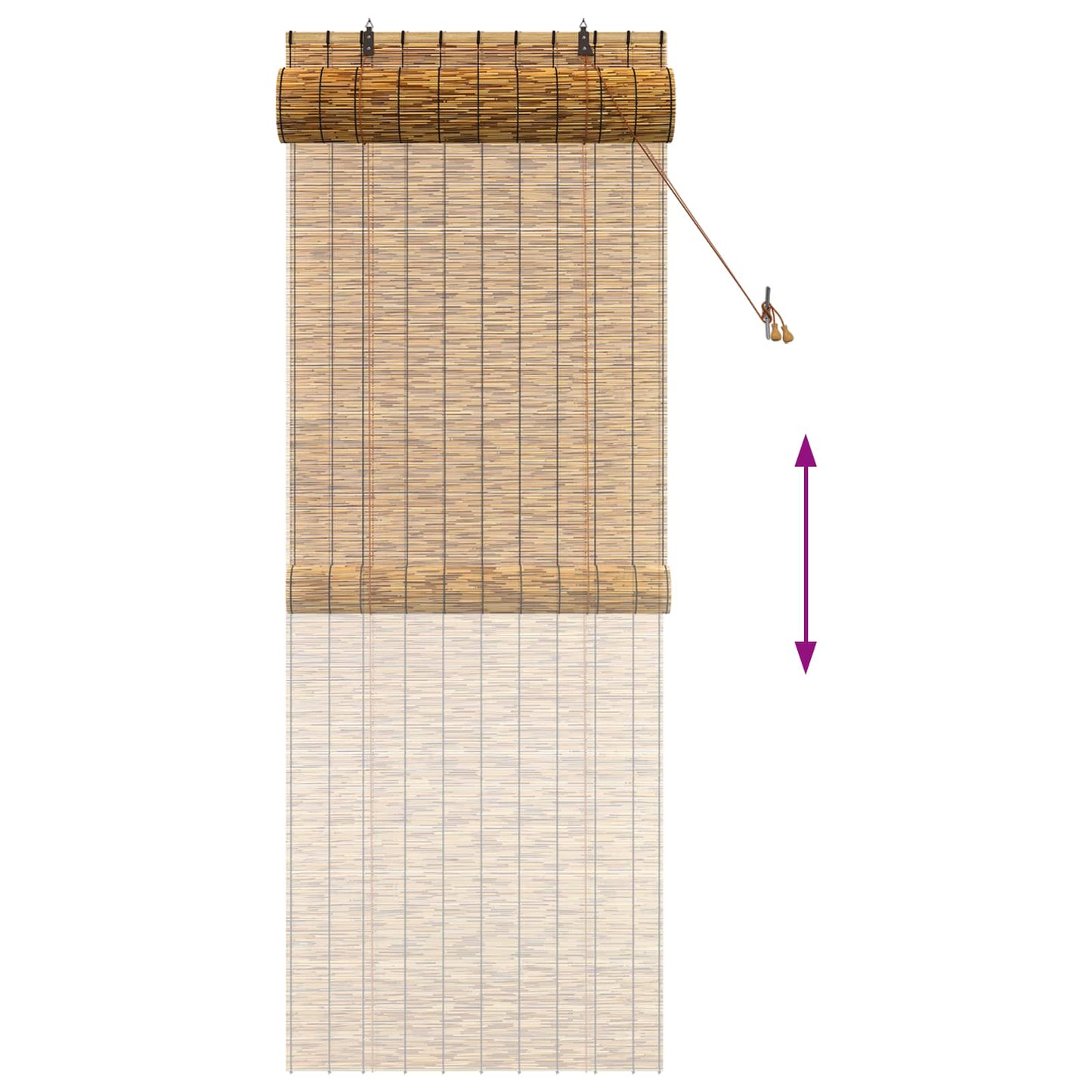 Roletta Barna 80 x 220 cm Nád