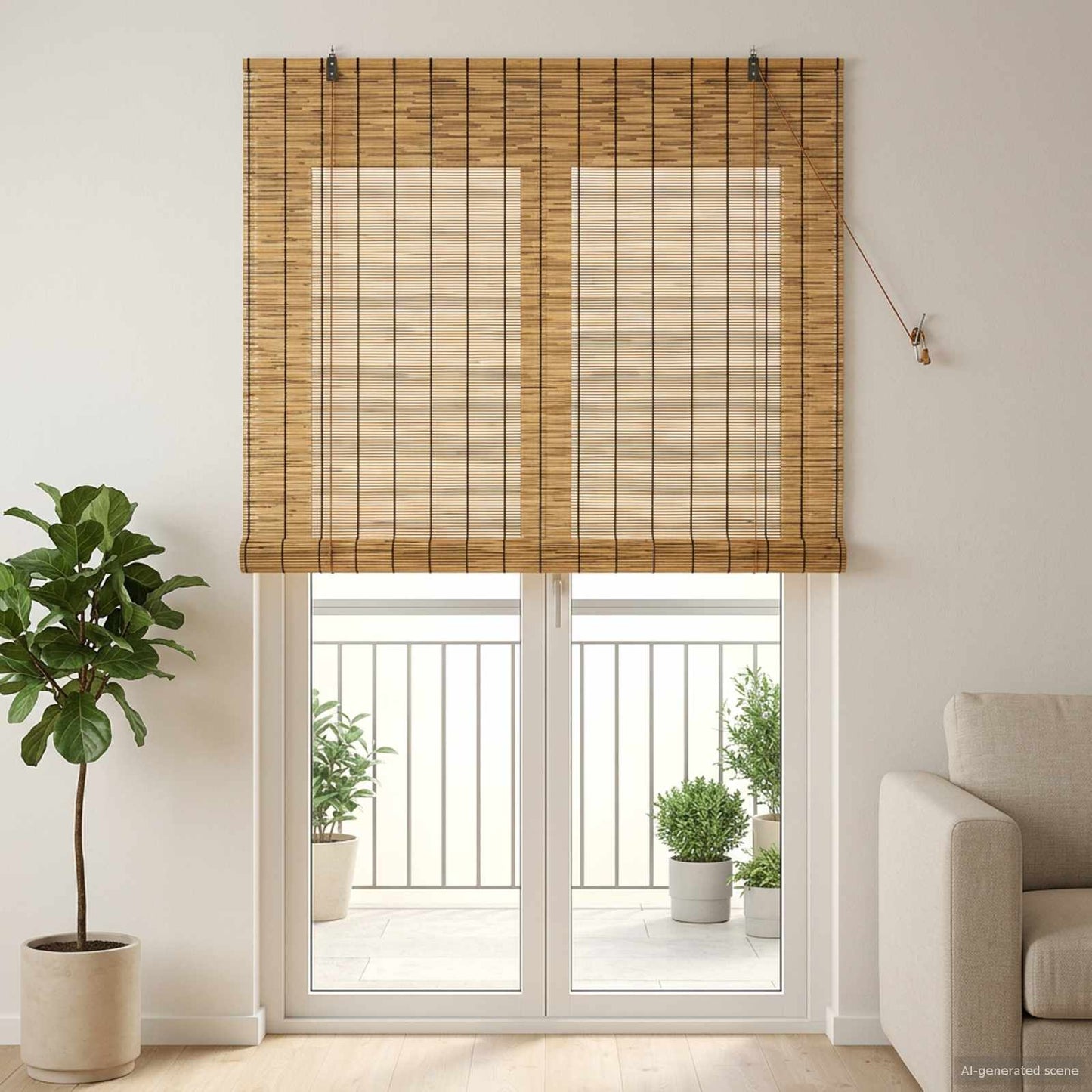 Roletta Barna 120 x 220 cm Nád