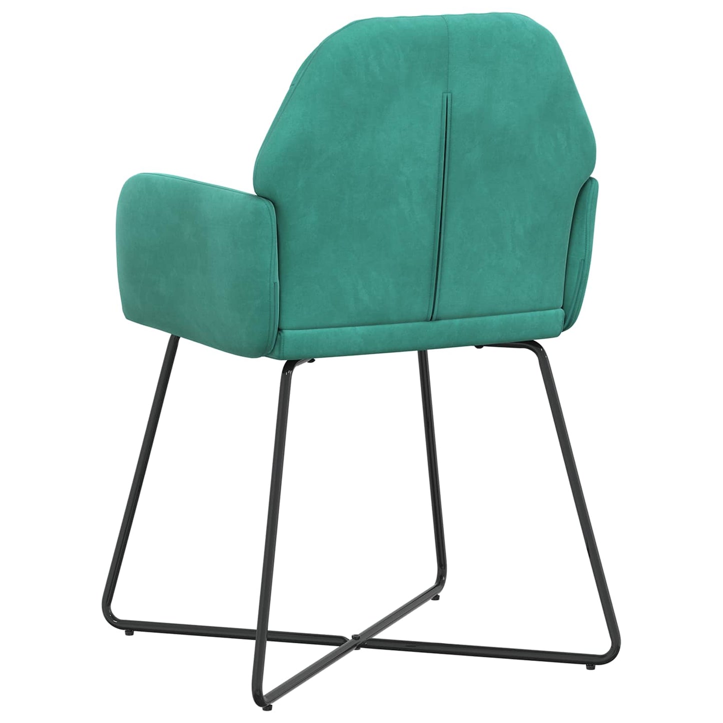 Étkező Székek 2 db Bársony Türkiz 55 x 50 x 84 cm