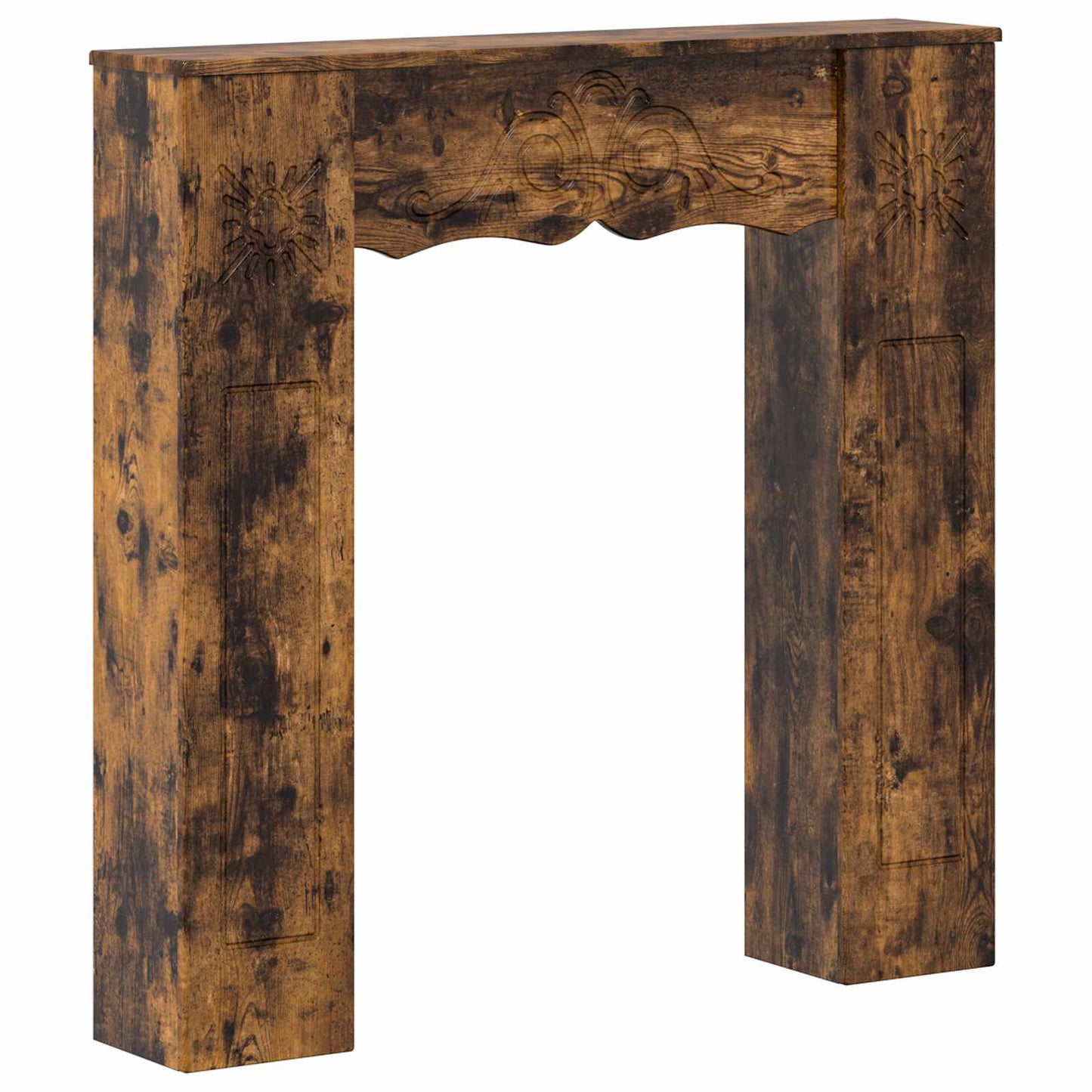 Kandallókeret Füstös Tölgy 102 x 20 x 102 cm Szerelt Fa