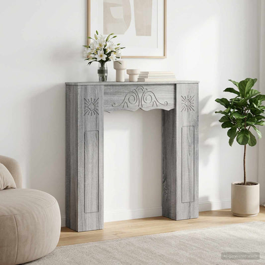 Kandallókeret Szürke Sonoma 102 x 20 x 102 cm Szerelt Fa