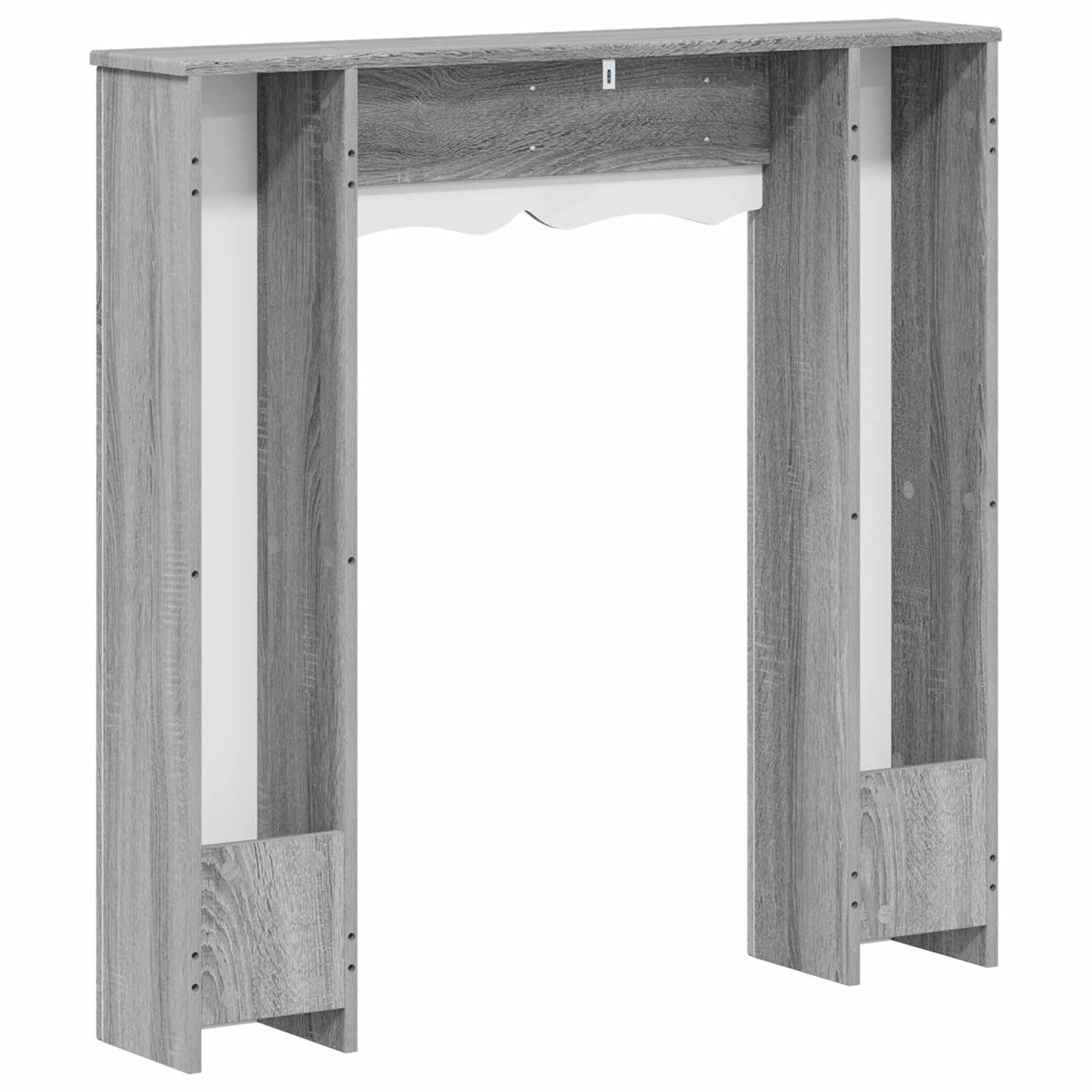 Kandallókeret Szürke Sonoma 102 x 20 x 102 cm Szerelt Fa