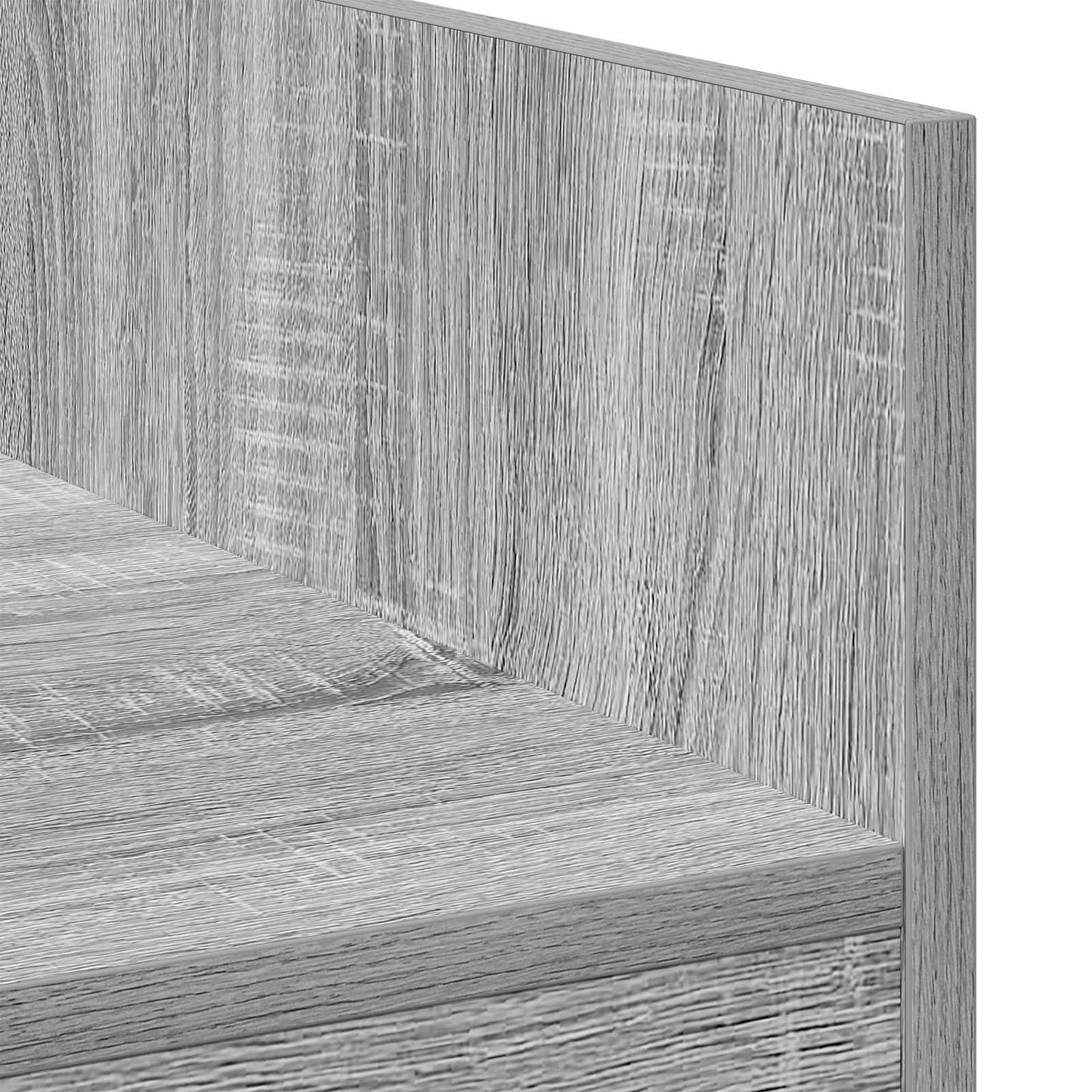 DJ Asztal Szürke Sonoma 102 x 45 x 102 cm Szerelt Fa
