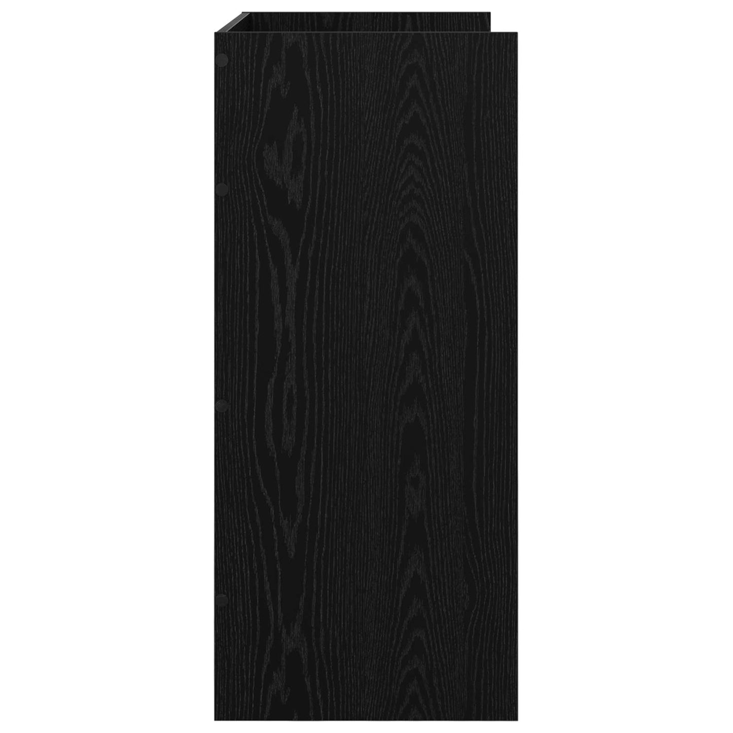 DJ Asztal Fekete Tölgy 82 x 45 x 102 cm Szerelt Fa