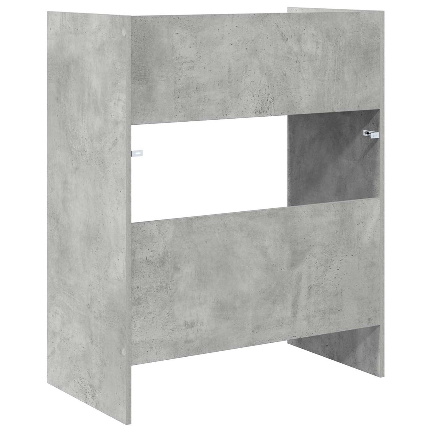 DJ Asztal Betonszürke 82 x 45 x 102 cm Szerelt Fa