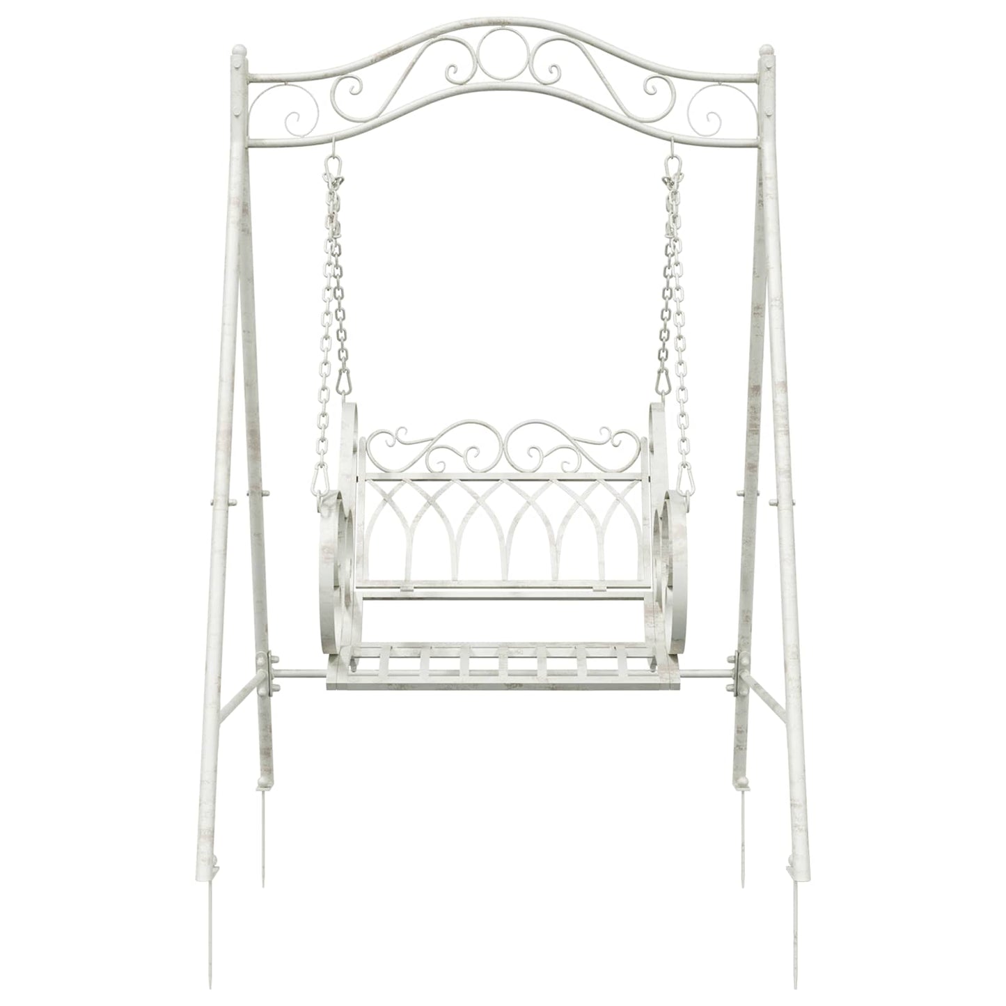 Hinta Pad Acél 113 x 121,5 x 168 cm Antik fehér