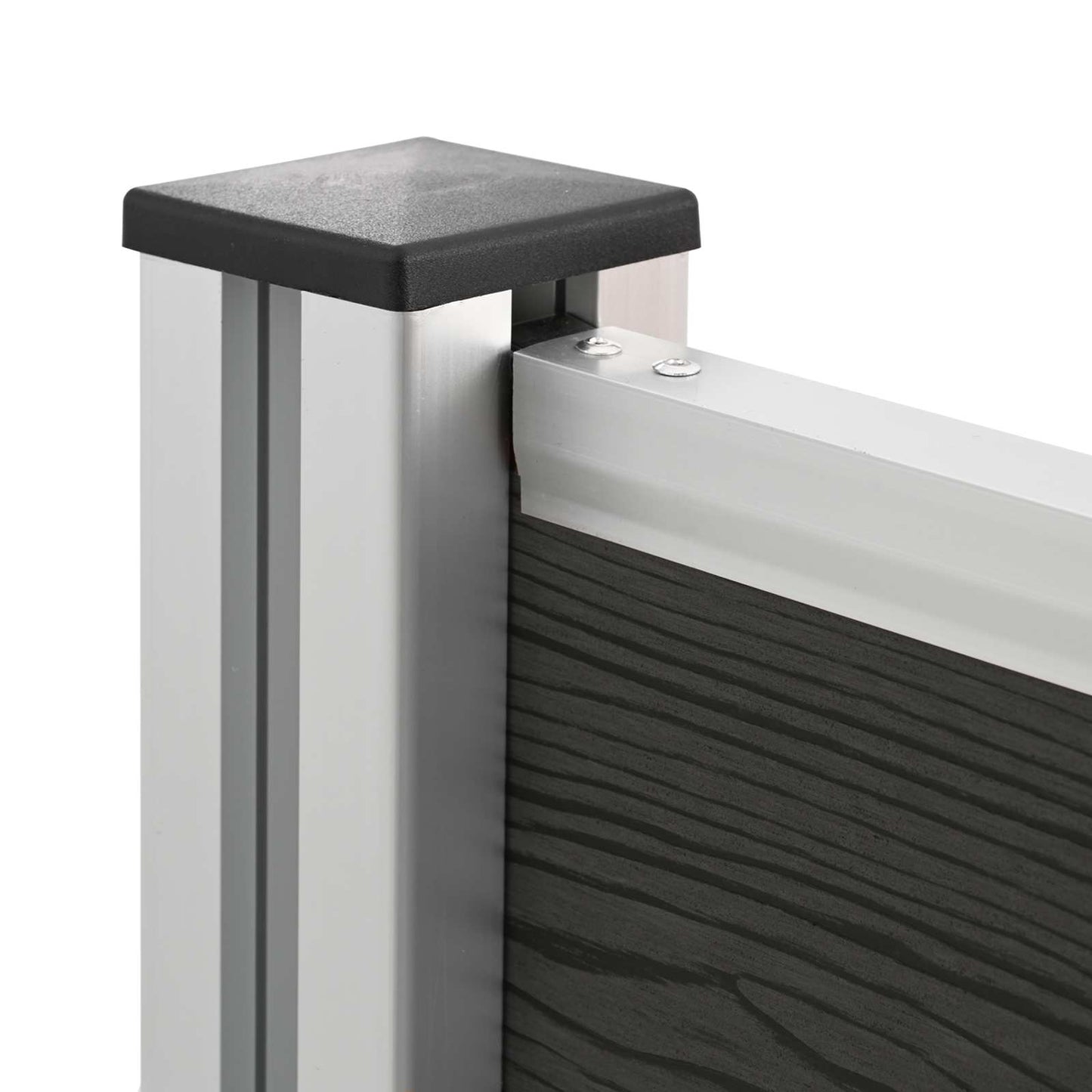 Hulladék Gyűjtő Kerítés Szürke 85 x 12 x 115 cm
