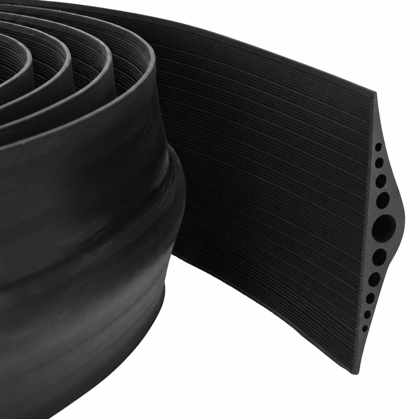 Garázspadló tömítés Fekete 155 x 28 mm 5,5 m EPDM gumi