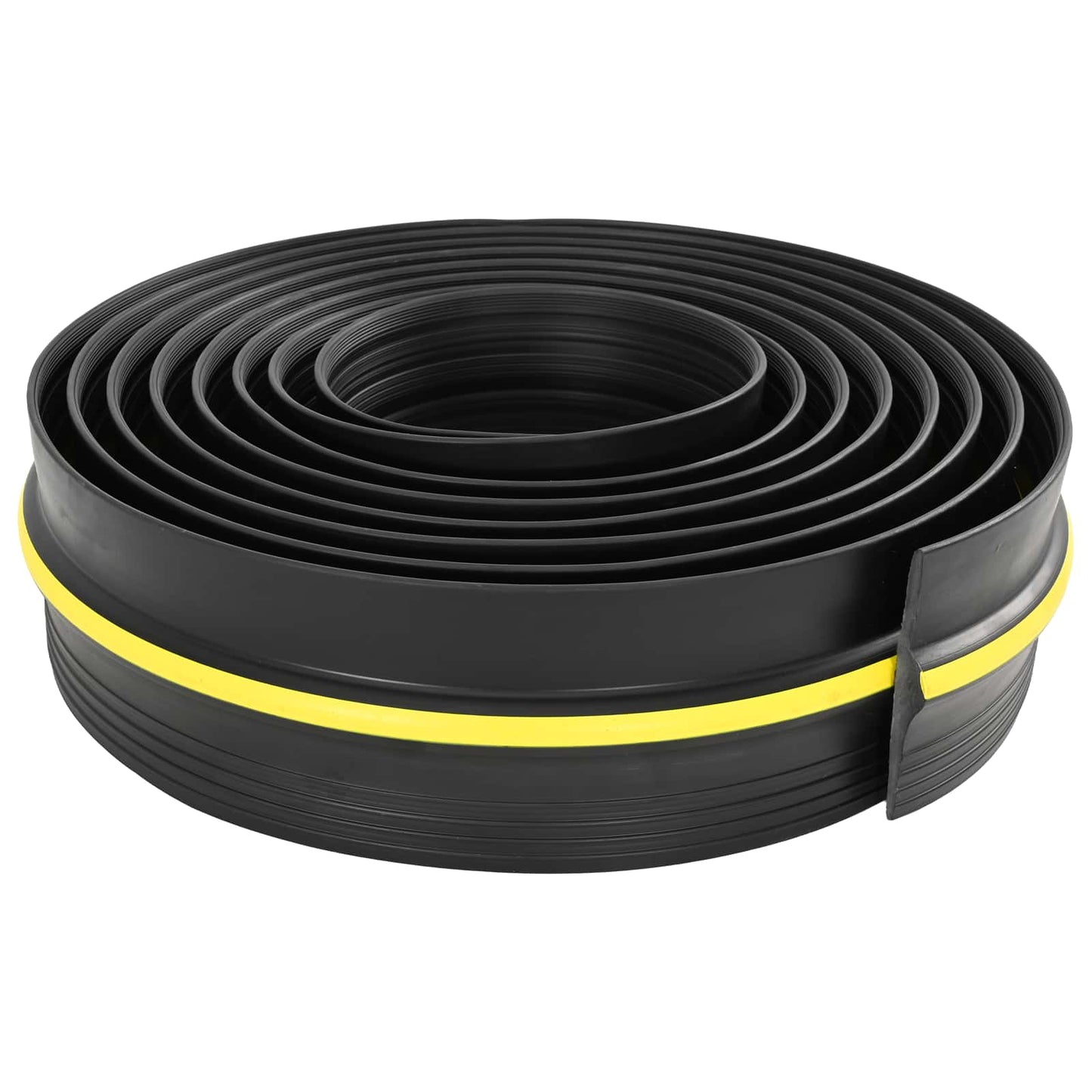 Garázspadló tömítés Fekete és Sárga 12 x 90 mm 5,5 m PVC