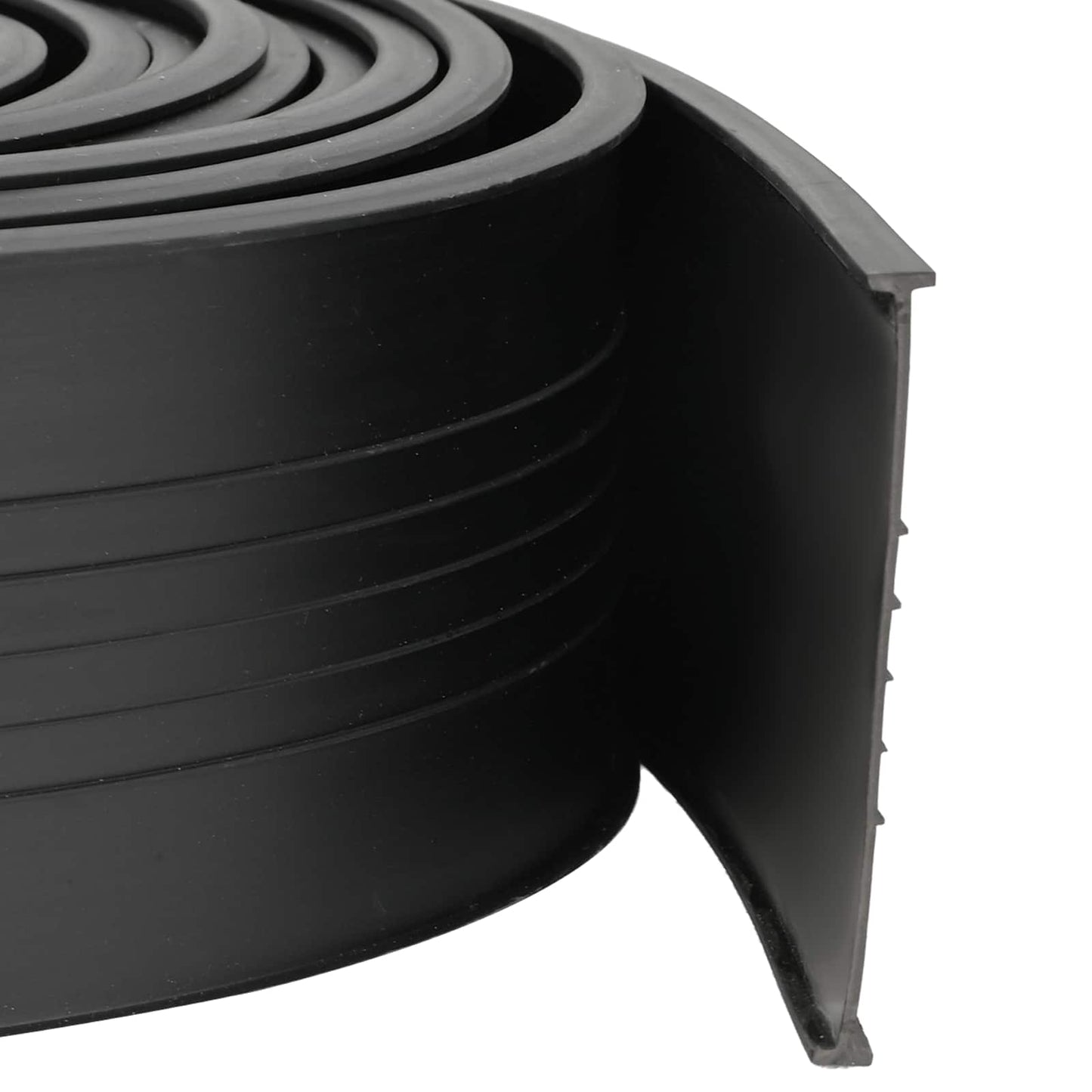 Garázs Ajtó Tömítés Fekete 70 x 6 mm 4,5 m PVC