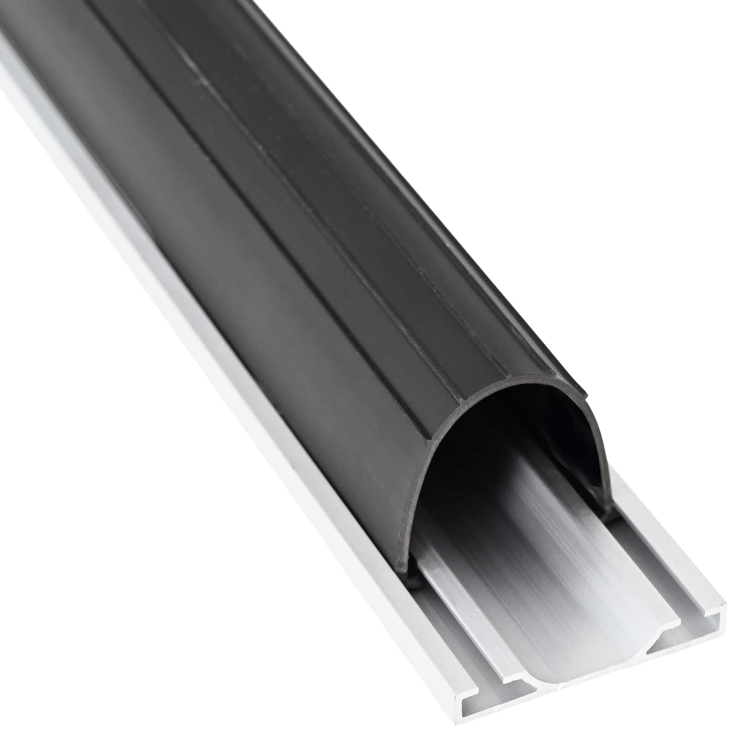 Garázs Ajtó Tömítés Fekete 70 x 6 mm 4,5 m PVC