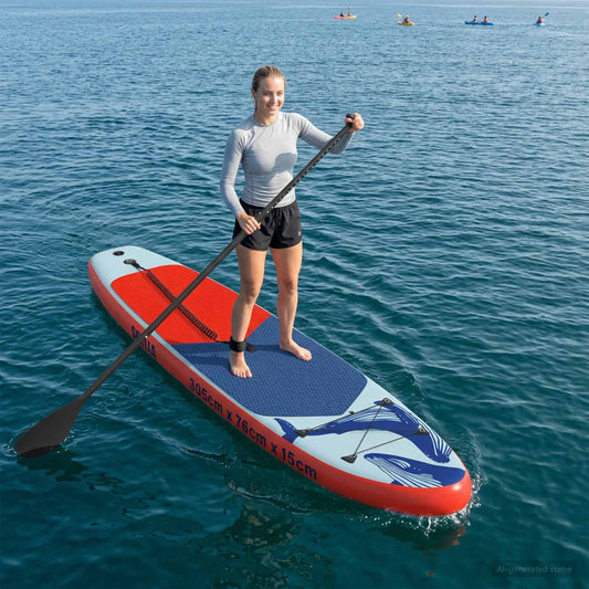 Felfújható álló eveződeszka SCYLLA 305 x 76 x 15 cm Kék számára