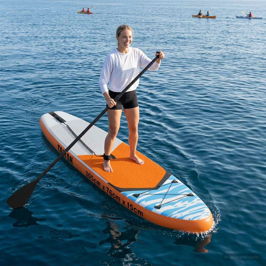 Felfújható Paddle Board TRITON 305 x 76 x 15 cm Kék számára