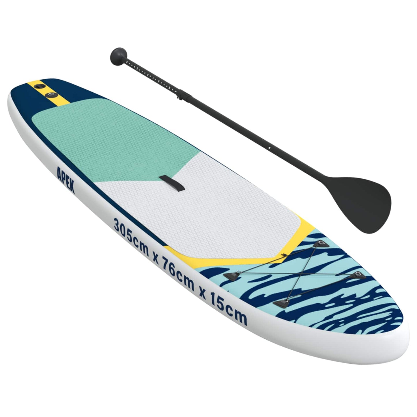 Felfújható Álló Paddle Board APEX 305 x 76 x 15 cm Kék számára