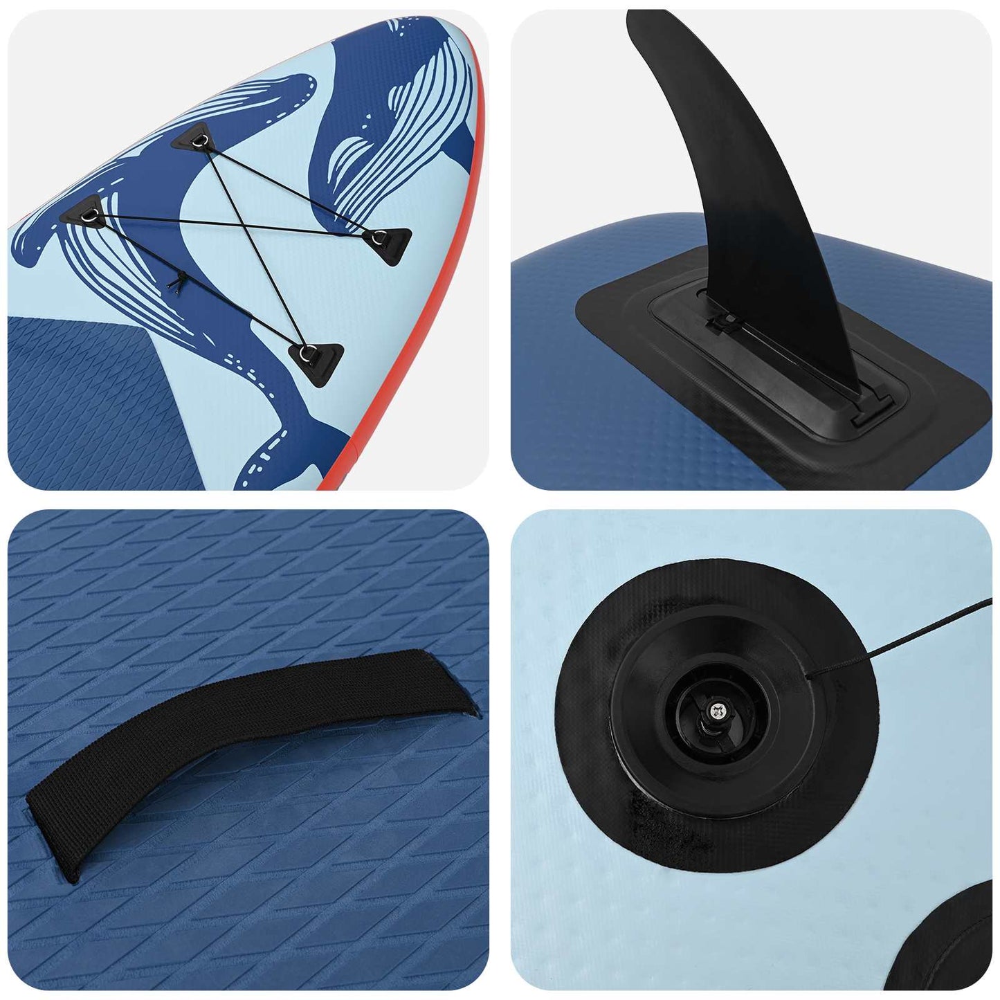 Felfújható Stand Up Paddle Board SCYLLA 335 x 76 x 15 cm Kék