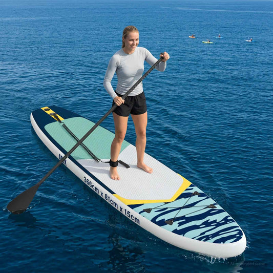 Felfújható Stand Up Paddle Board APEX 366 x 81 x 15 cm Kék
