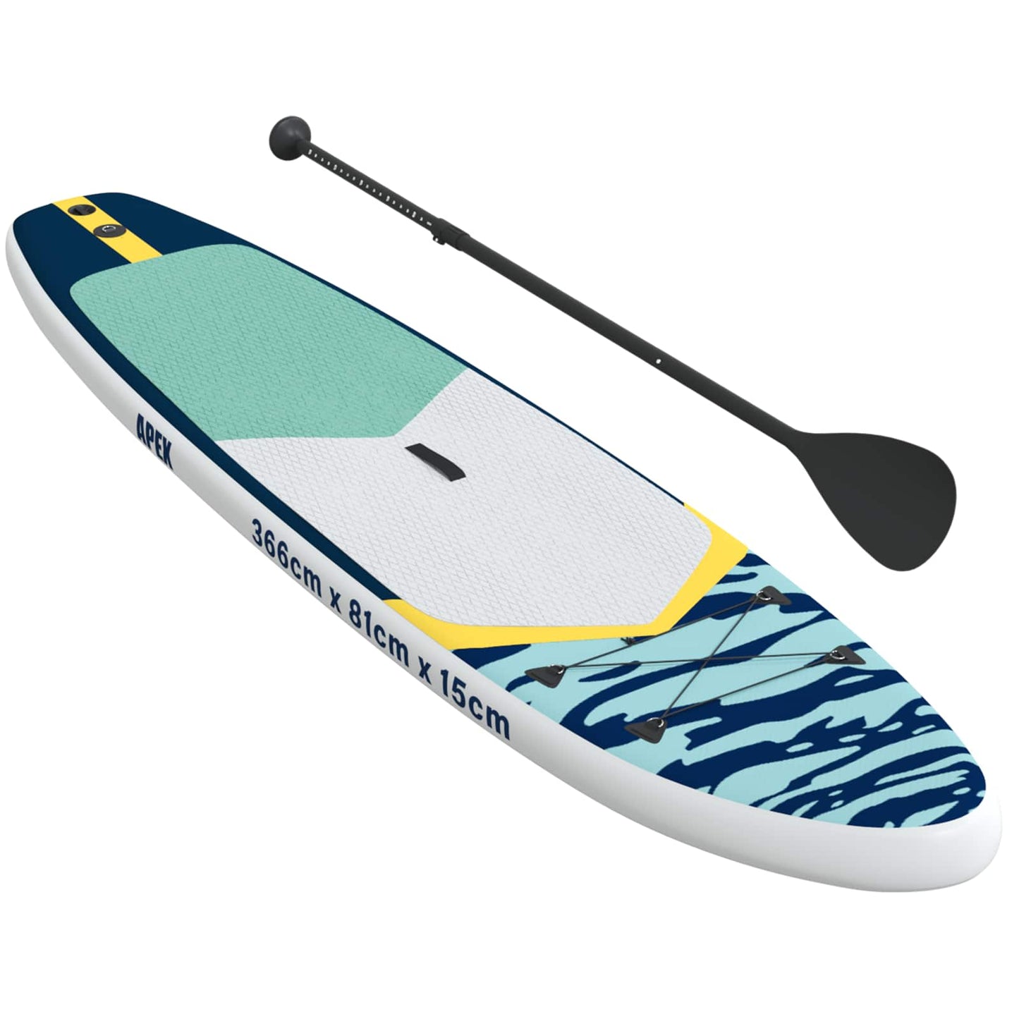Felfújható Stand Up Paddle Board APEX 366 x 81 x 15 cm Kék
