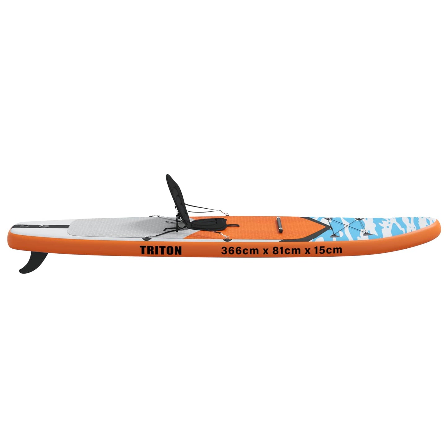 SUP tábla ülőhellyel 2 az 1-ben TRITON 366 x 81 x 15 cm Kék