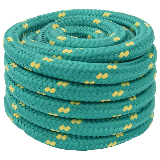 Csónak Kötél 10 m 3 Zöld PP