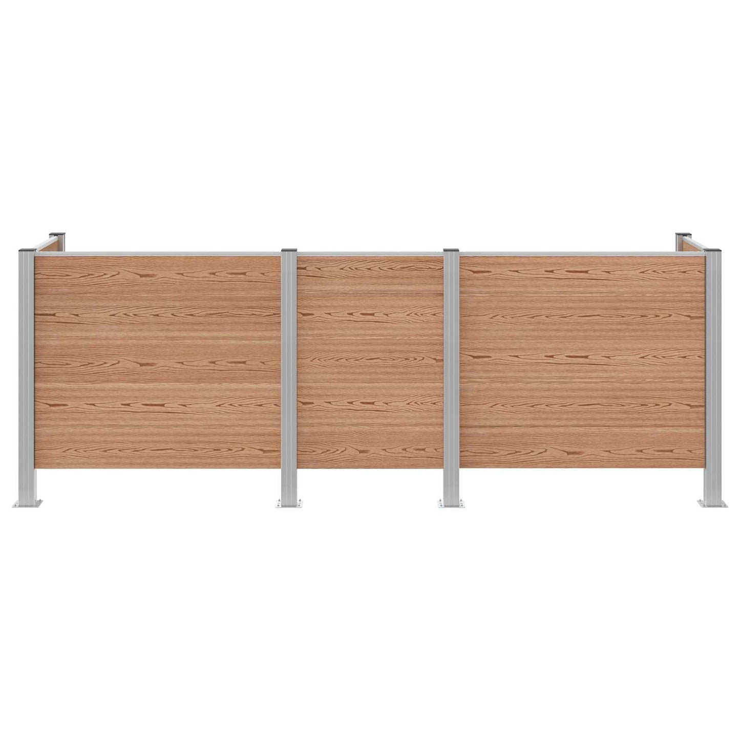Hulladék Gyűjtő Kerítés Barna 315 x 85 x 115 cm