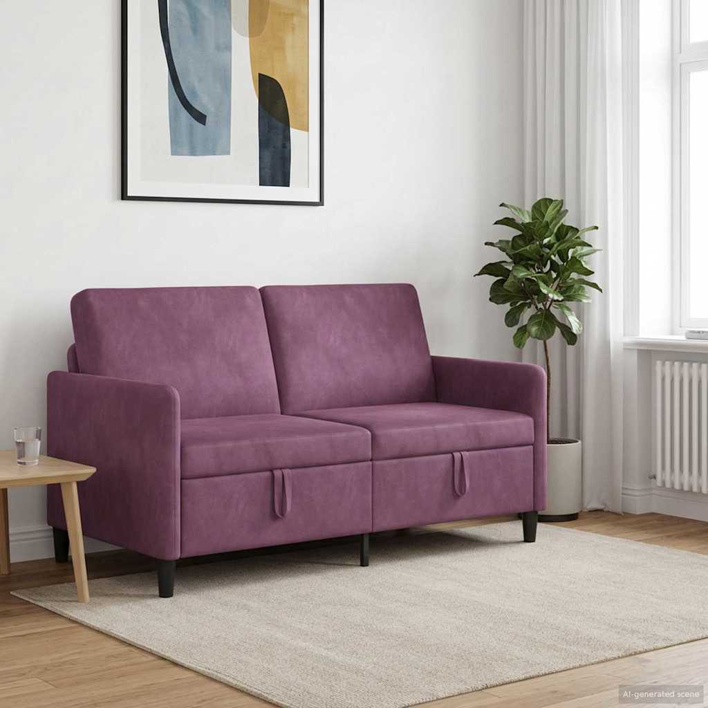 Tárolós Kanapé Lila 152 x 78 x 87 cm Poliészter