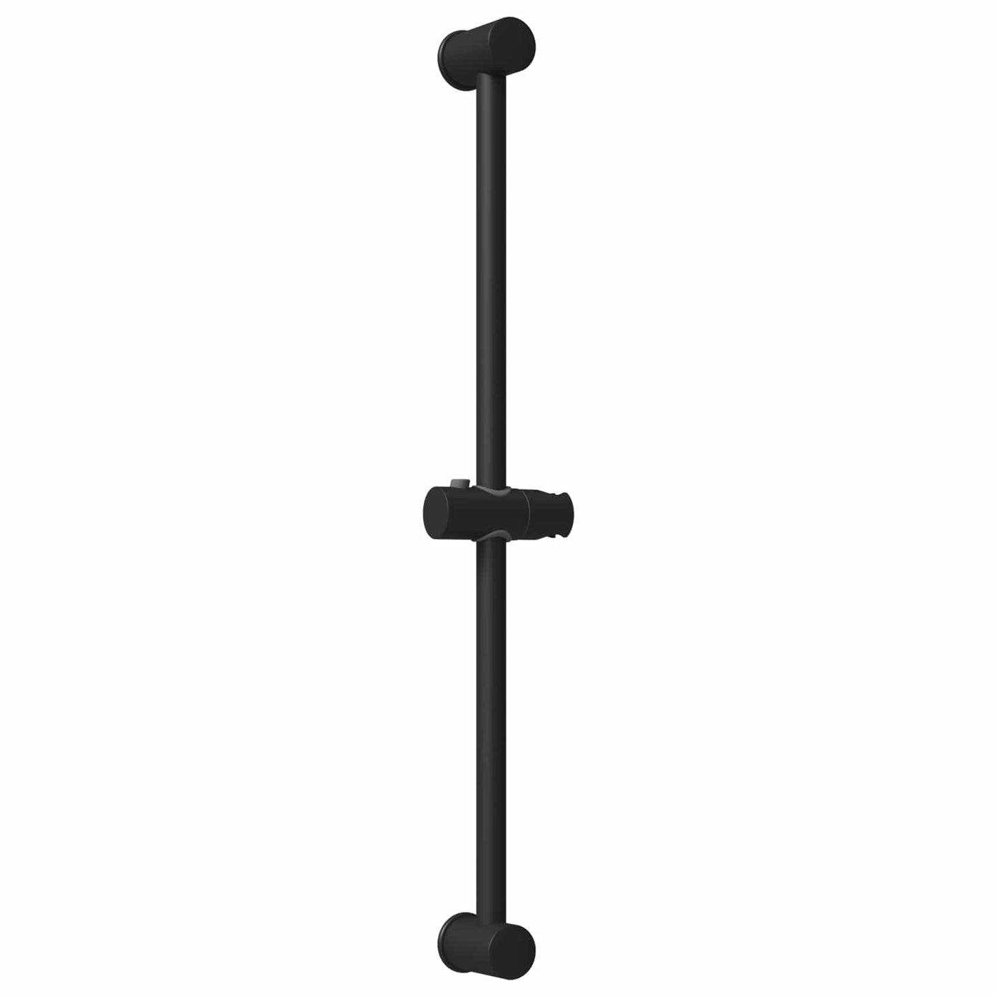 Zuhanyfej Tartó Fekete 70 cm ABS Műanyag