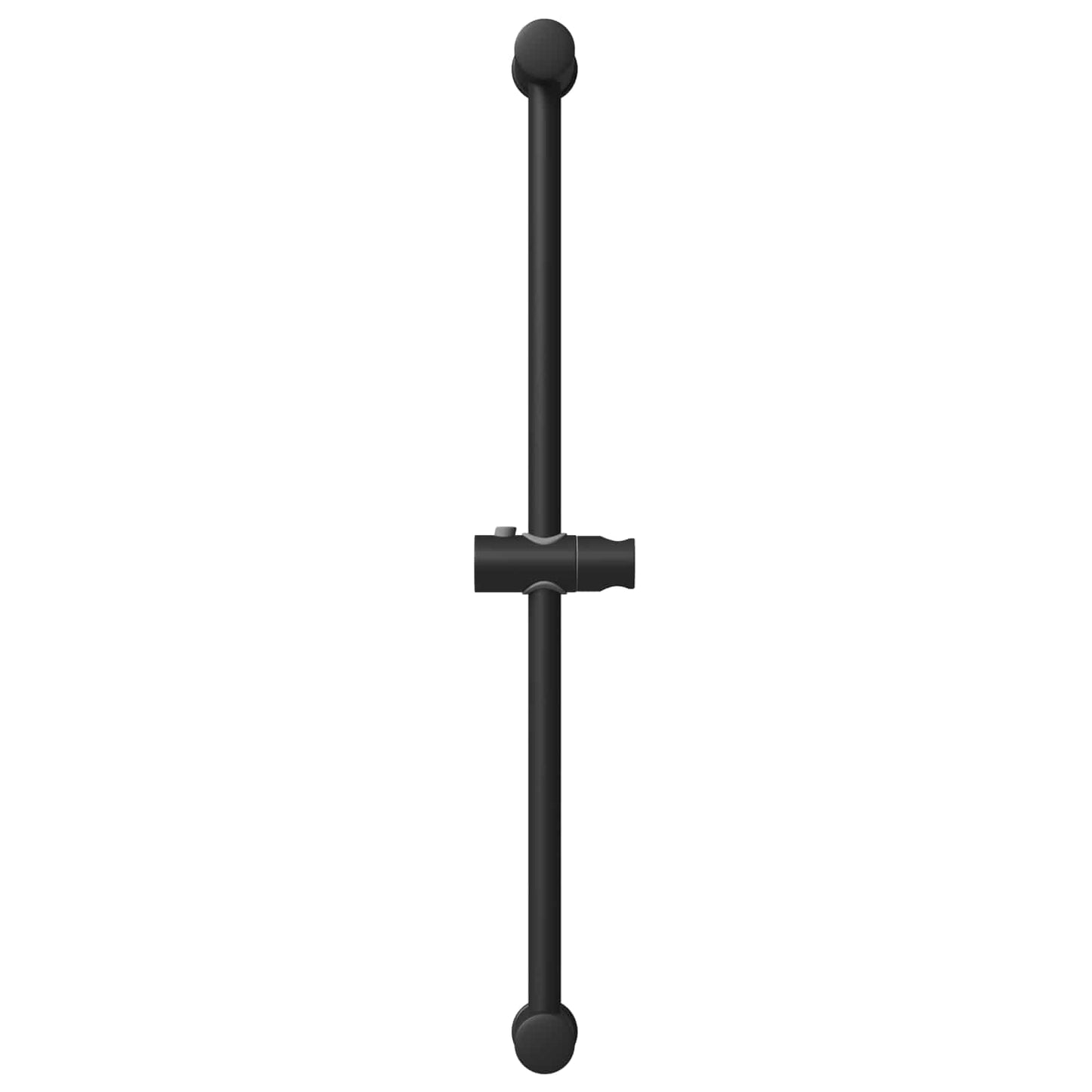 Zuhanyfej Tartó Fekete 70 cm ABS Műanyag