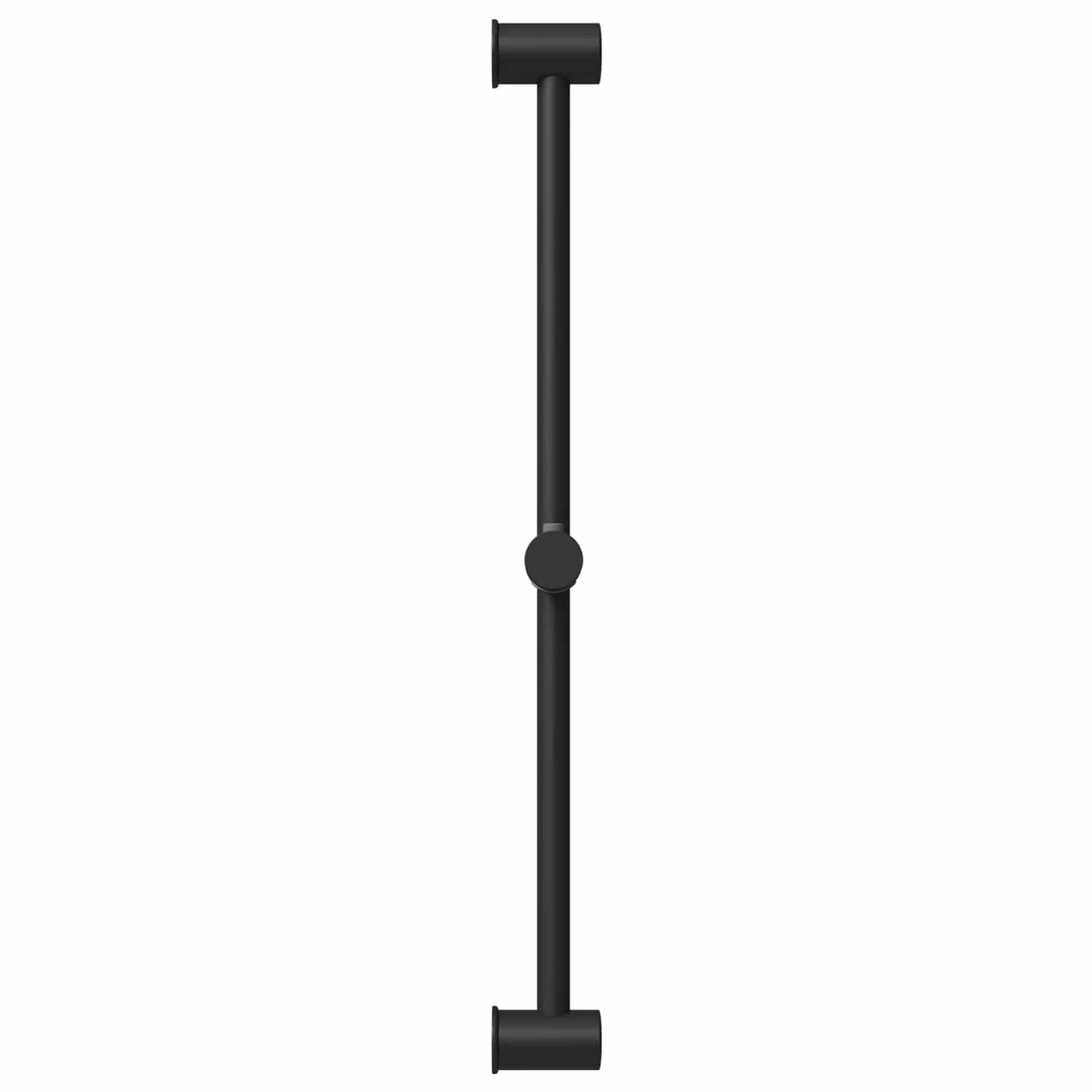 Zuhanyfej Tartó Fekete 70 cm ABS Műanyag