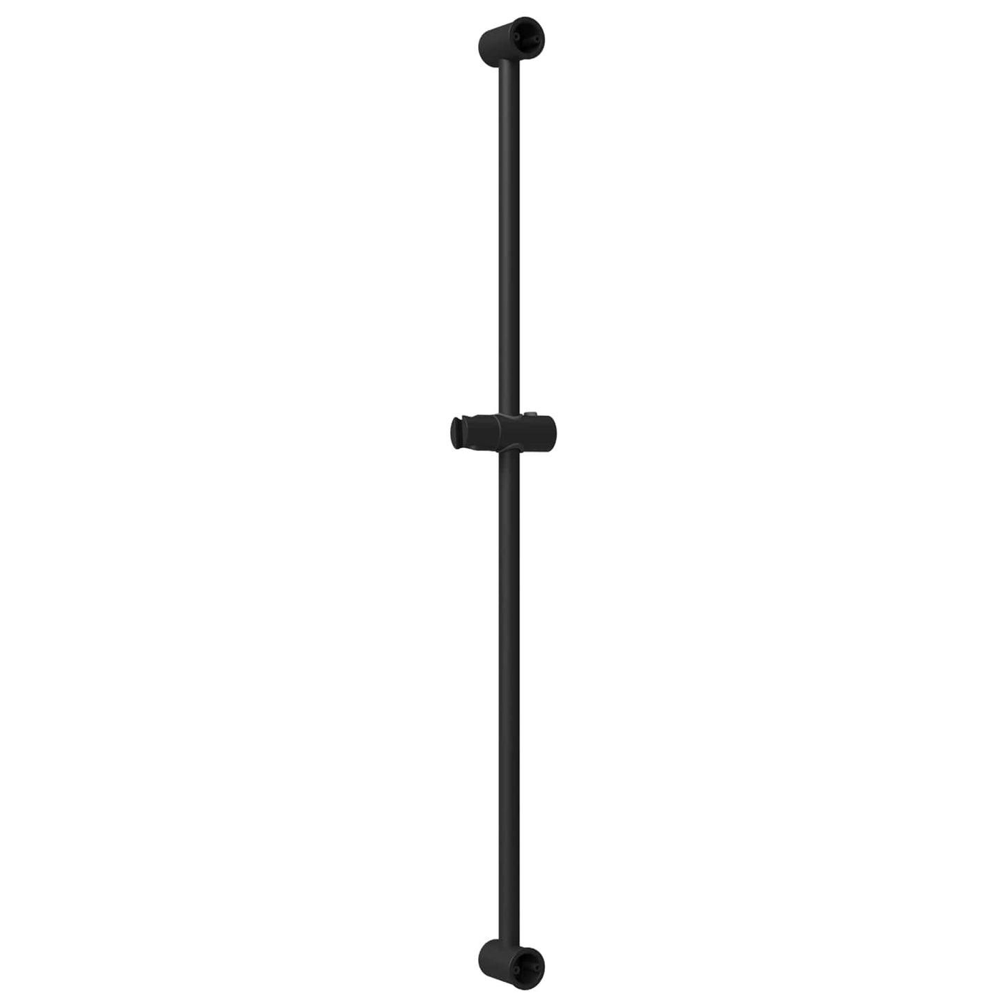 Zuhanyfej Tartó Fekete 100 cm ABS Műanyag