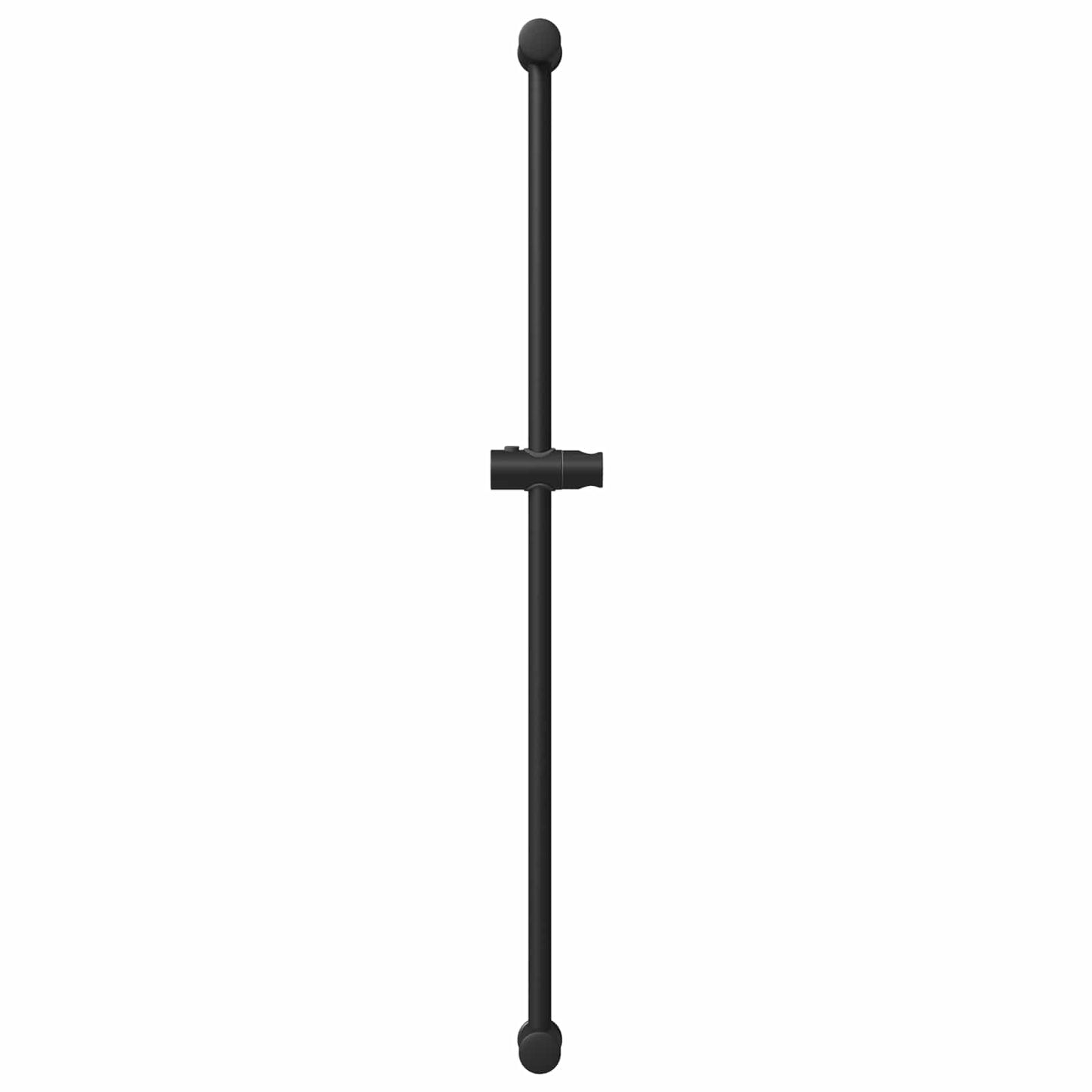 Zuhanyfej Tartó Fekete 100 cm ABS Műanyag