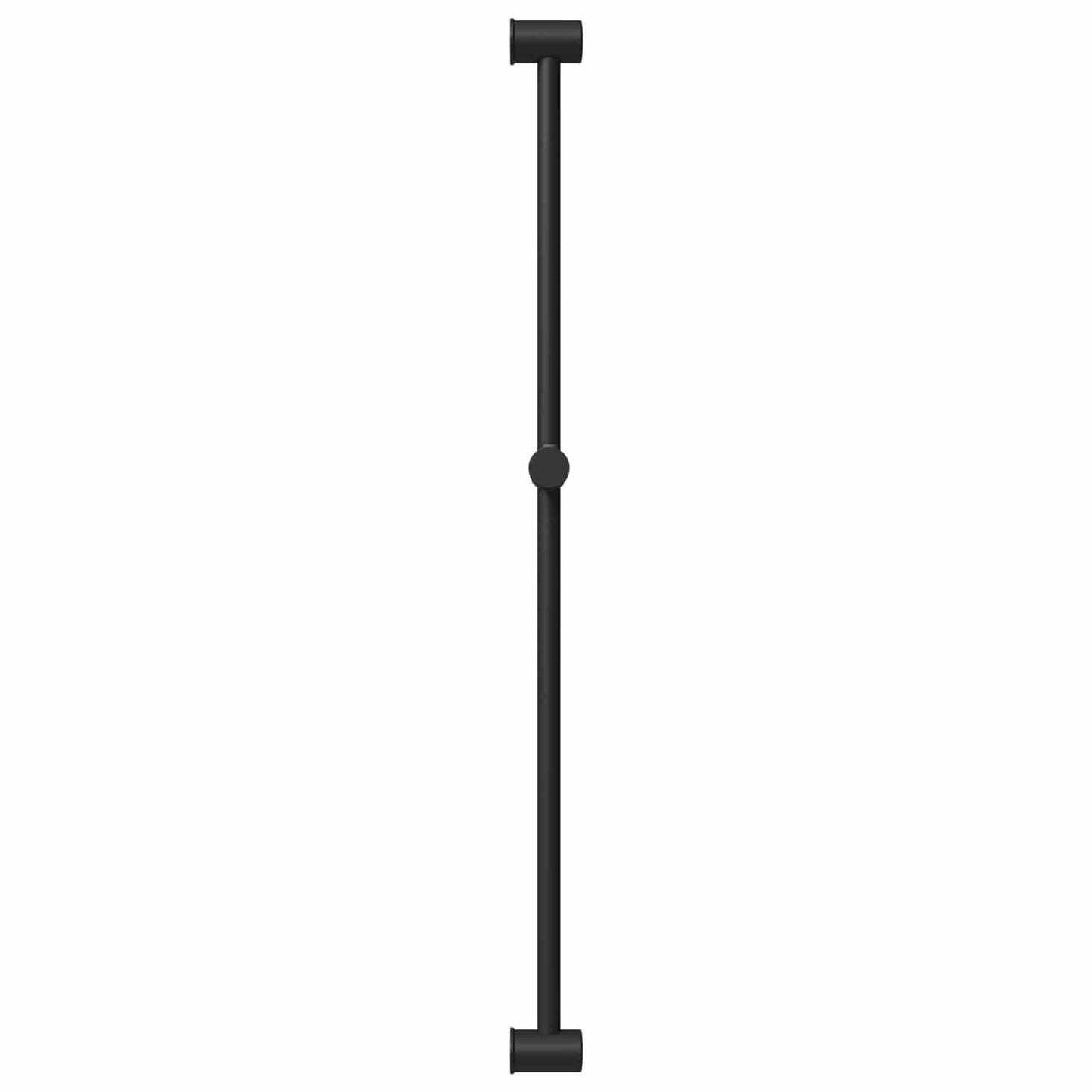 Zuhanyfej Tartó Fekete 100 cm ABS Műanyag