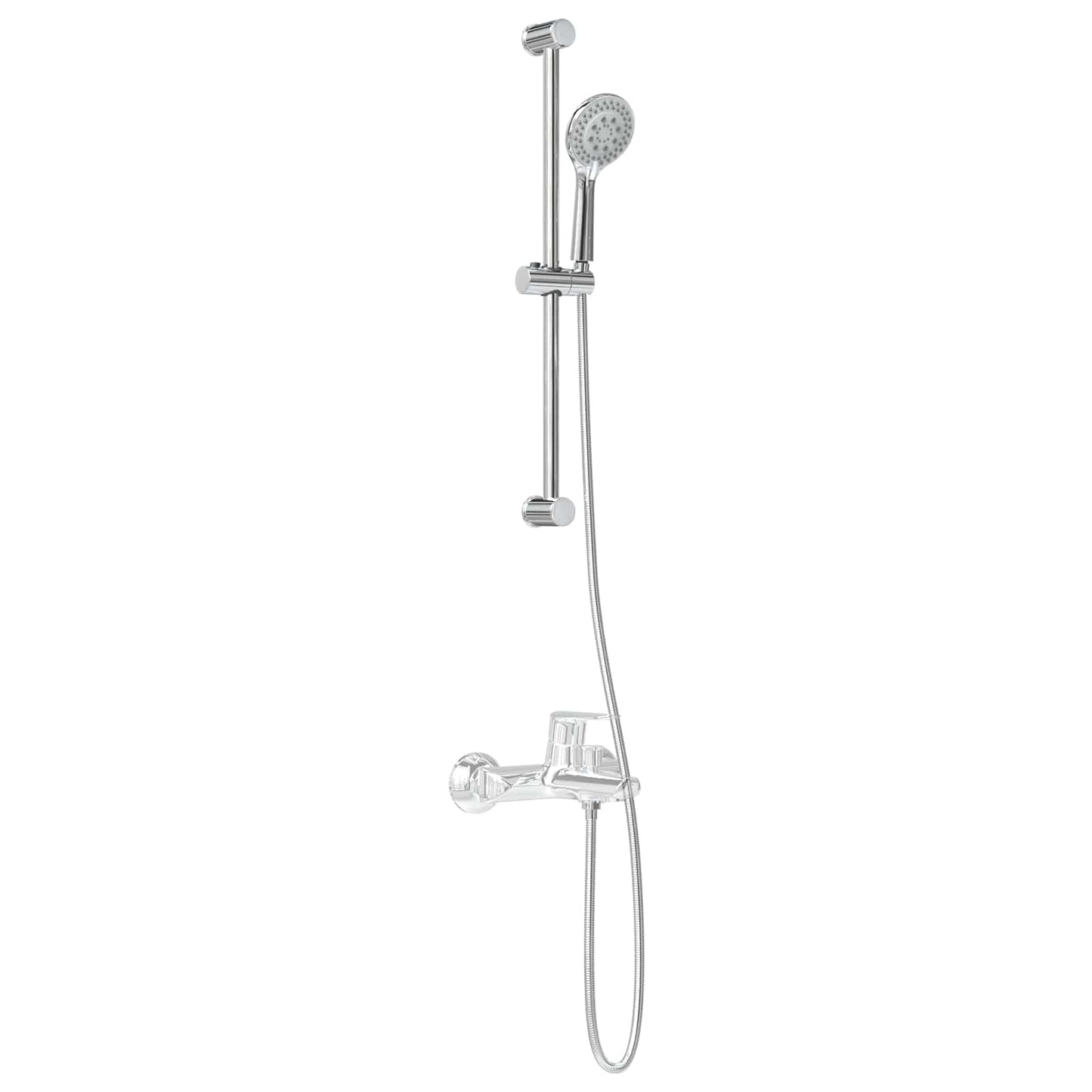 Zuhanyrendszer készlet Krómszínű 70 cm ABS Műanyag