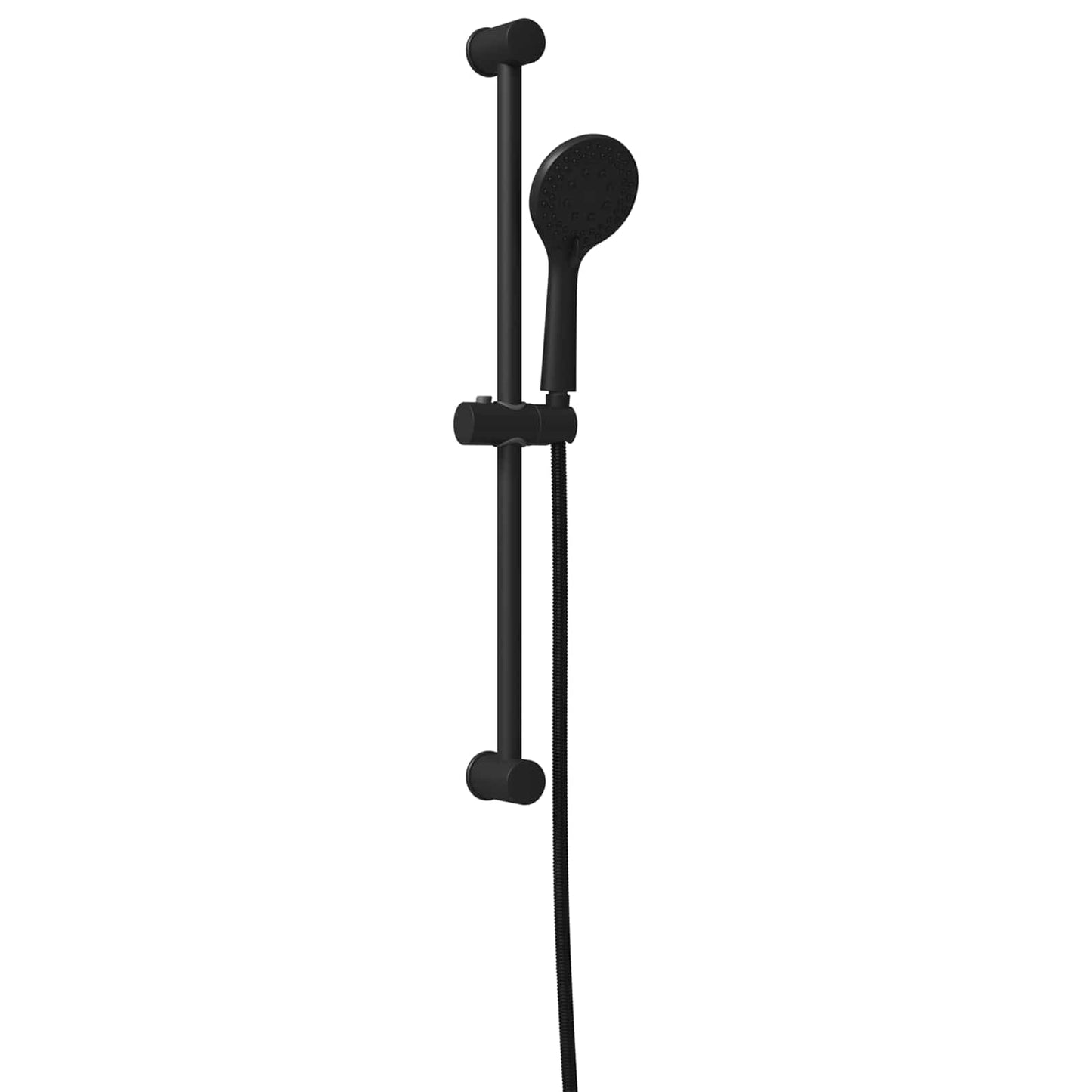 Zuhanyrendszer készlet Fekete 70 cm ABS Műanyag
