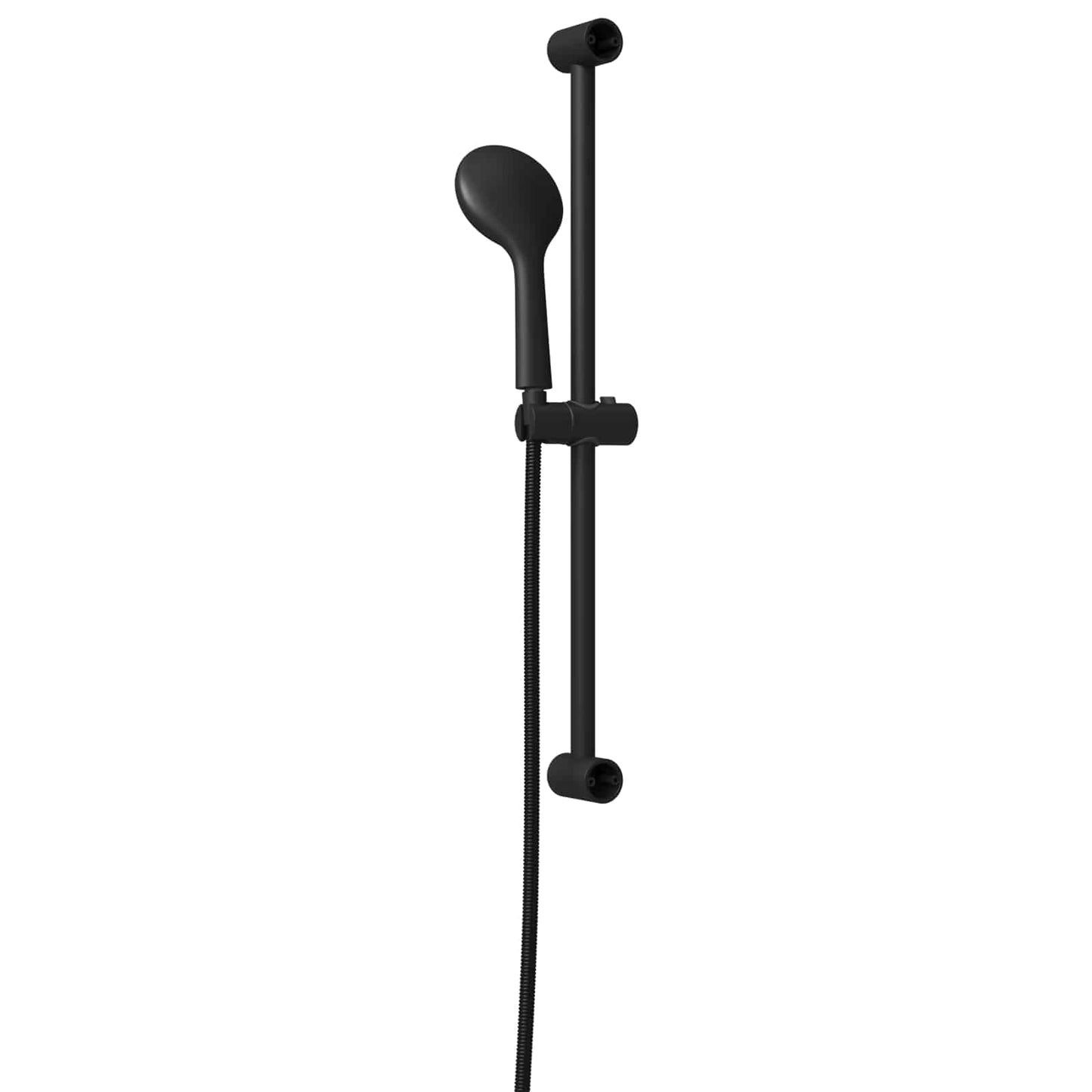 Zuhanyrendszer készlet Fekete 70 cm ABS Műanyag