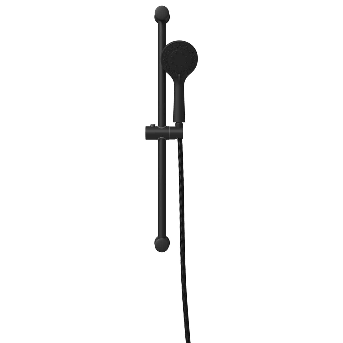 Zuhanyrendszer készlet Fekete 70 cm ABS Műanyag