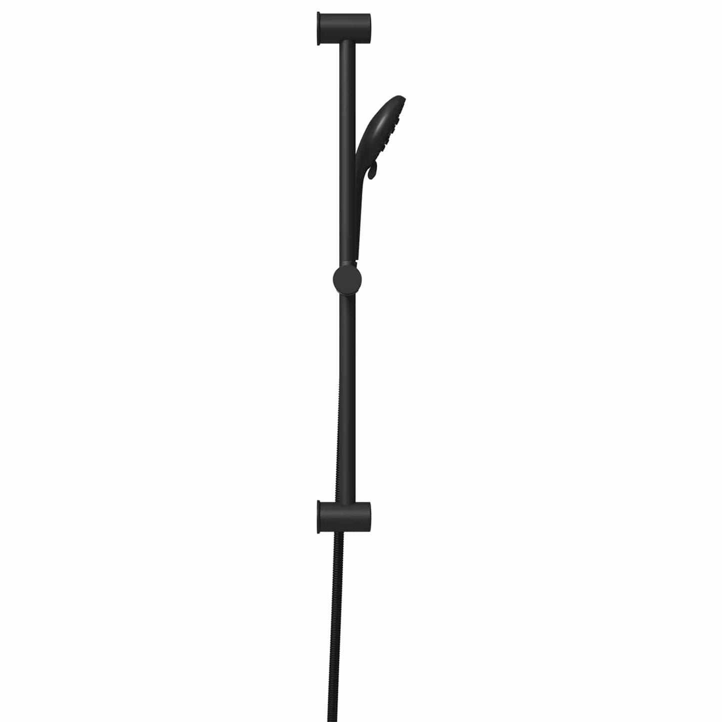 Zuhanyrendszer készlet Fekete 70 cm ABS Műanyag