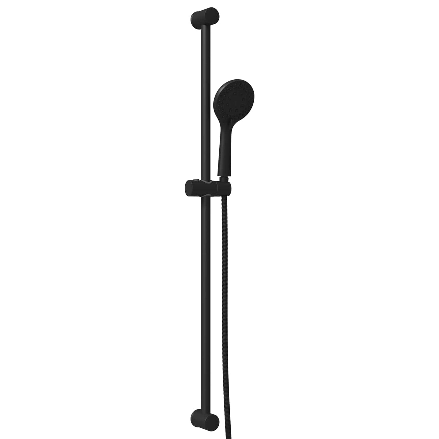 Zuhanyrendszer készlet Fekete 100 cm ABS Műanyag