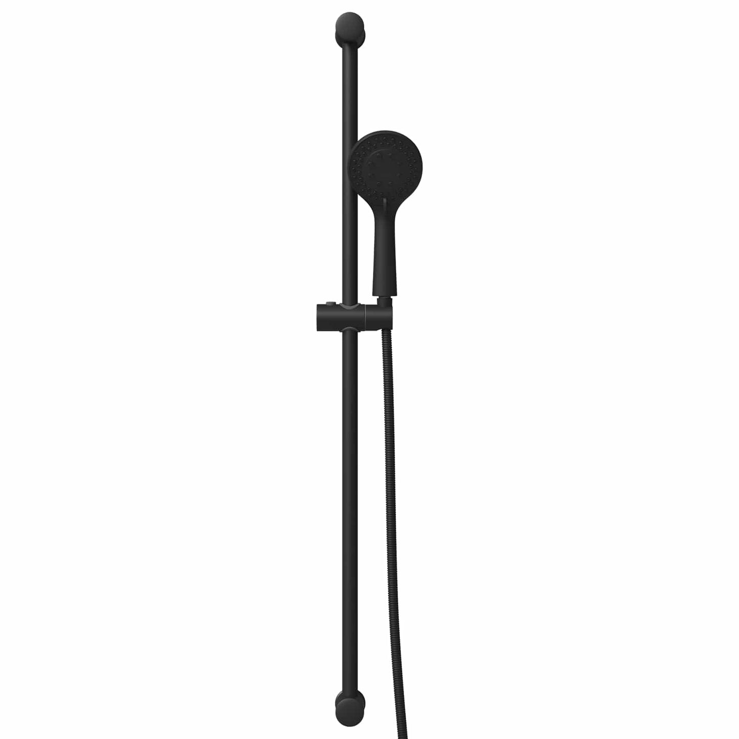 Zuhanyrendszer készlet Fekete 100 cm ABS Műanyag