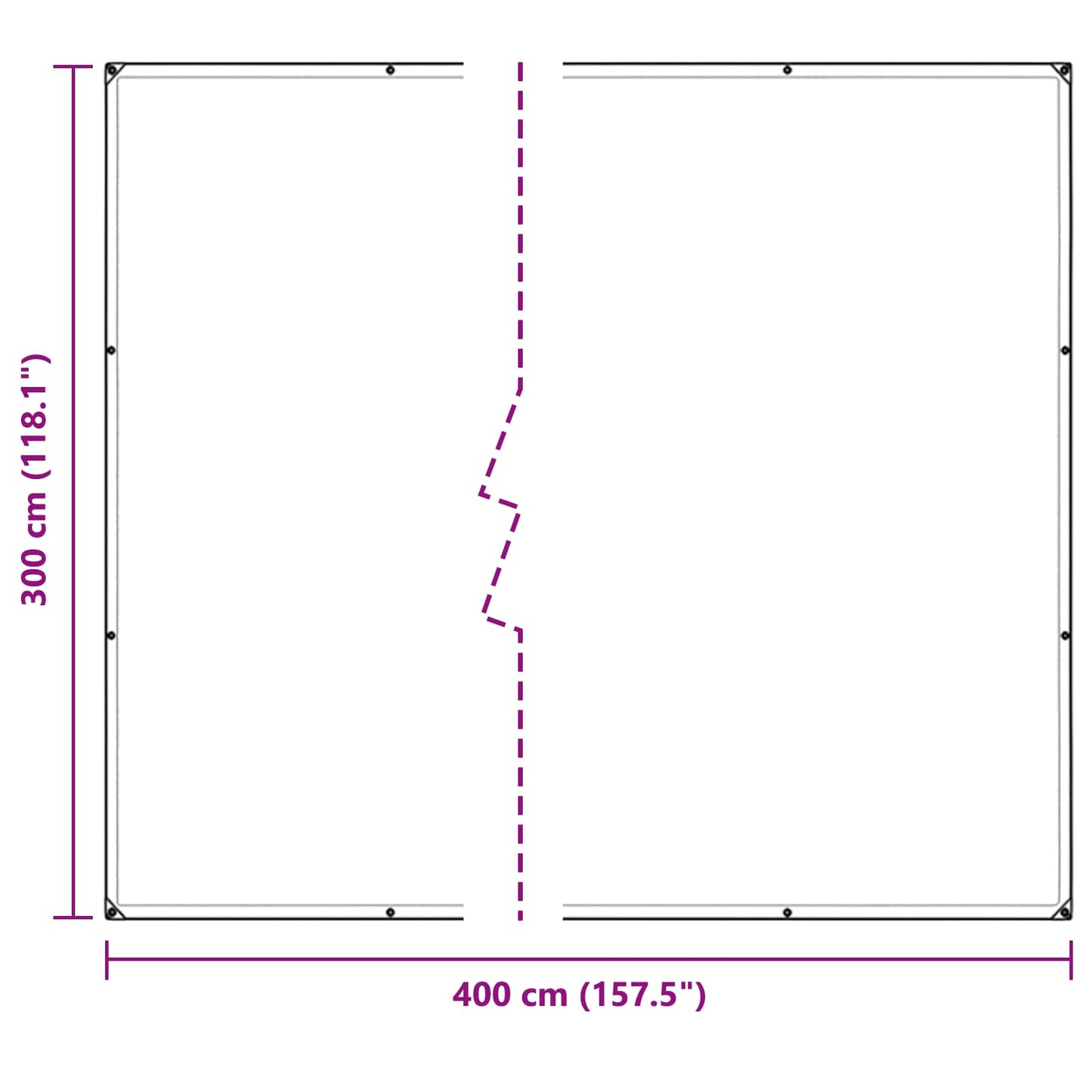 Növényfedező Átlátszó 3 x 4 m PE