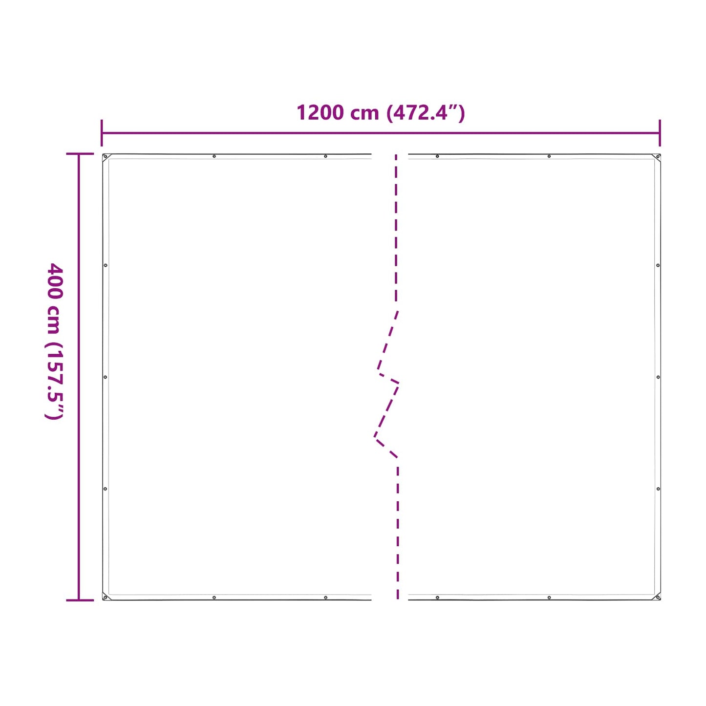 Növényfedező Átlátszó 4 x 12 m PE