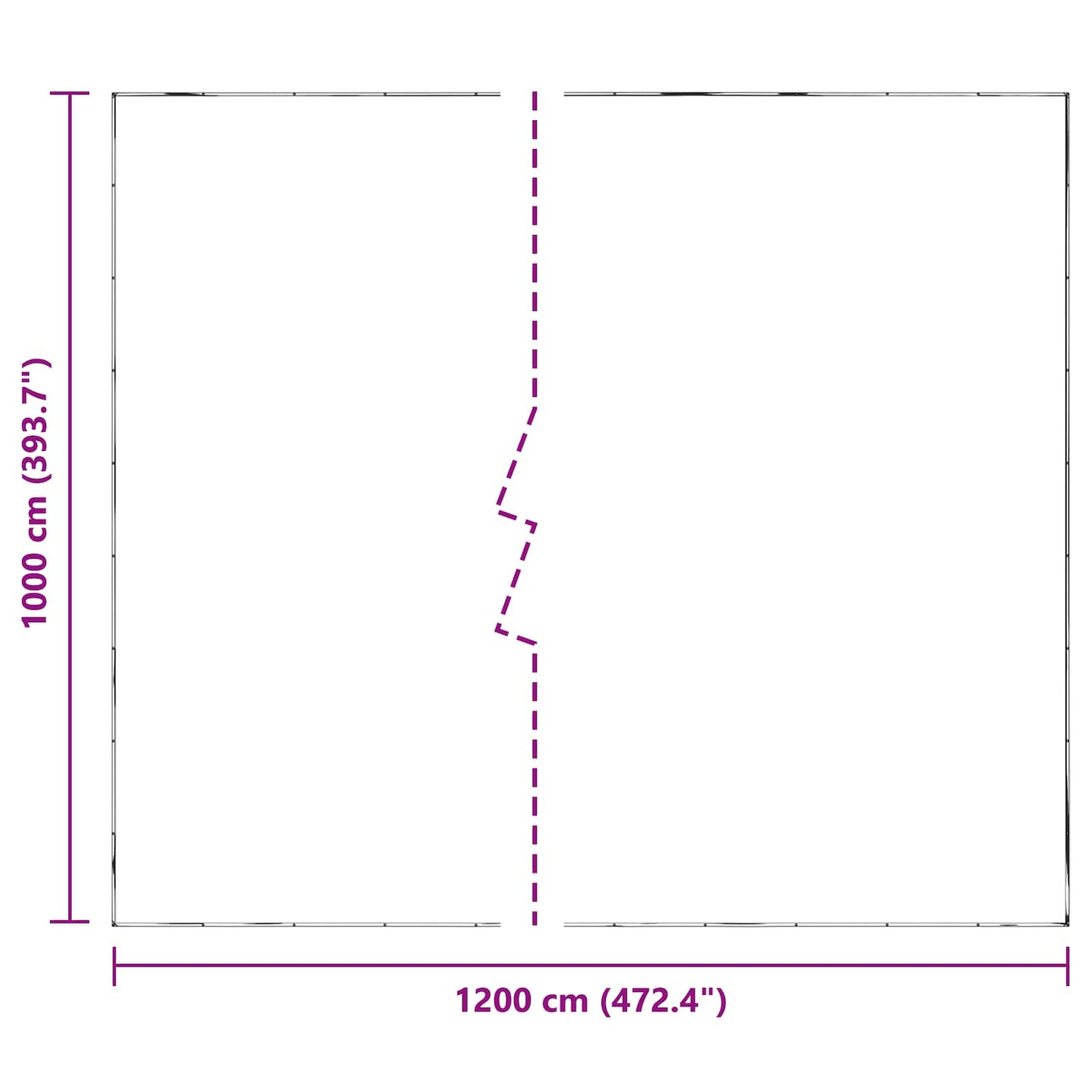 Növényfedező Átlátszó 10 x 12 m PE
